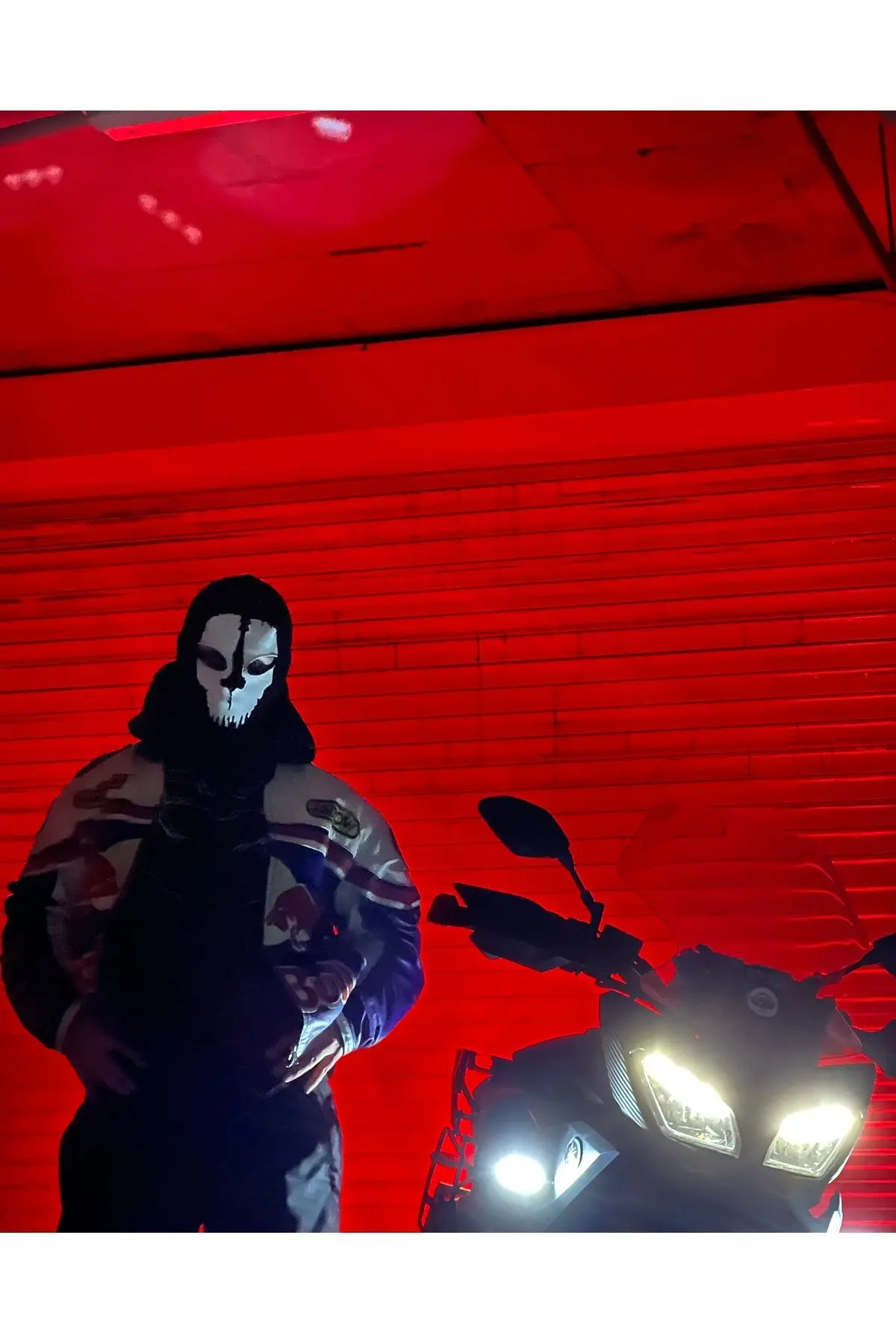 Ghost Maskesi Motor Buff Balaclava