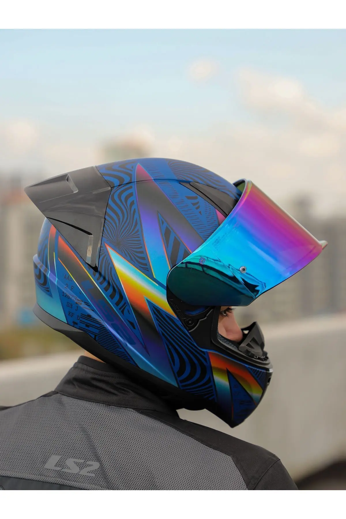 RAPID 2 RACE OPTIK MAT MAVİ-MOR KASK