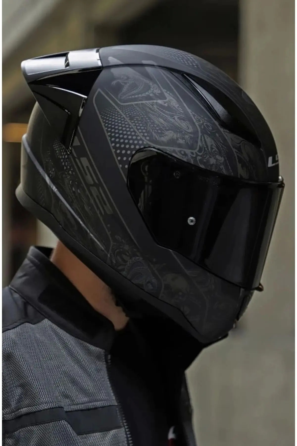 Rapıd 2 Race Crypt Mat Siyah Kask