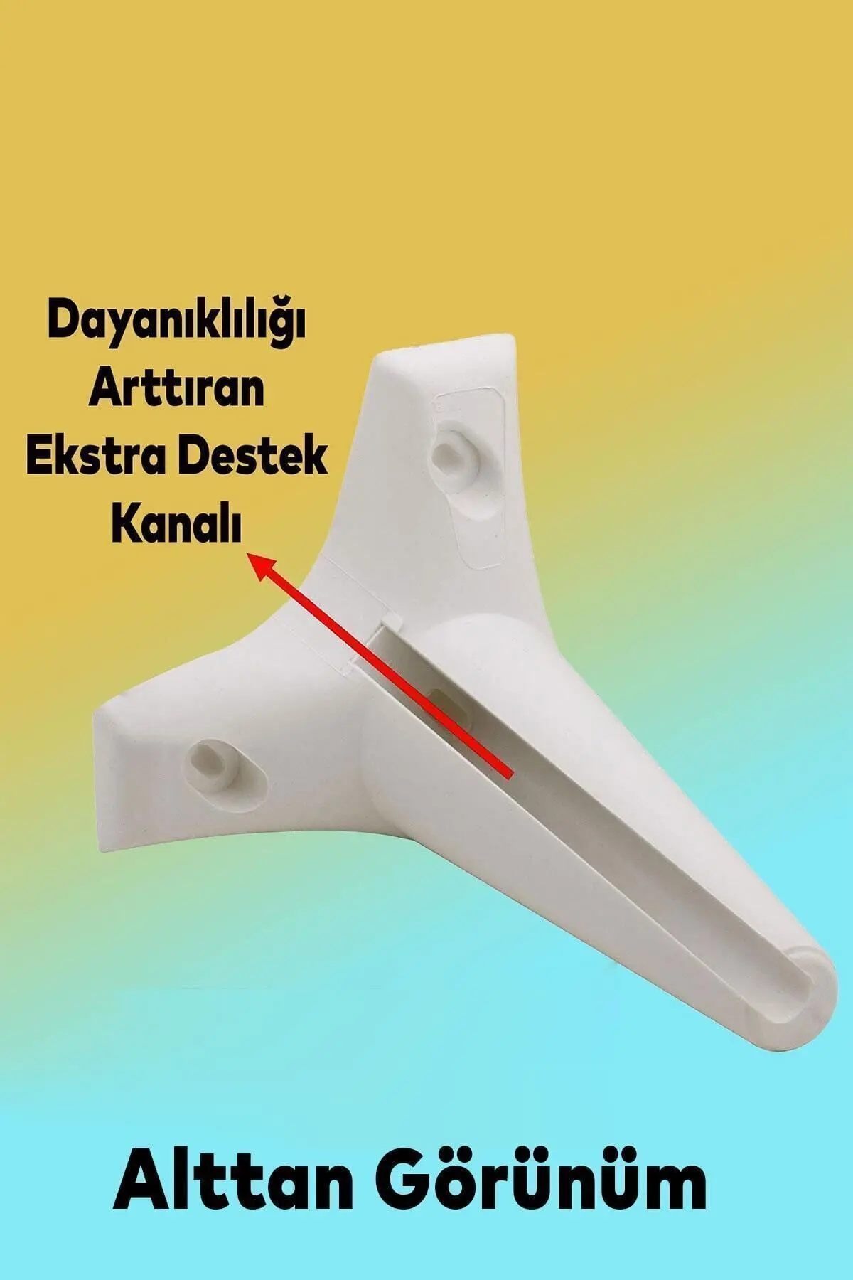 Aspen Lüks Mobilya Kanepe Koltuk Tv Ünitesi Baza Yükseltici Ayağı Ayakları 15 Cm Beyaz Ayak