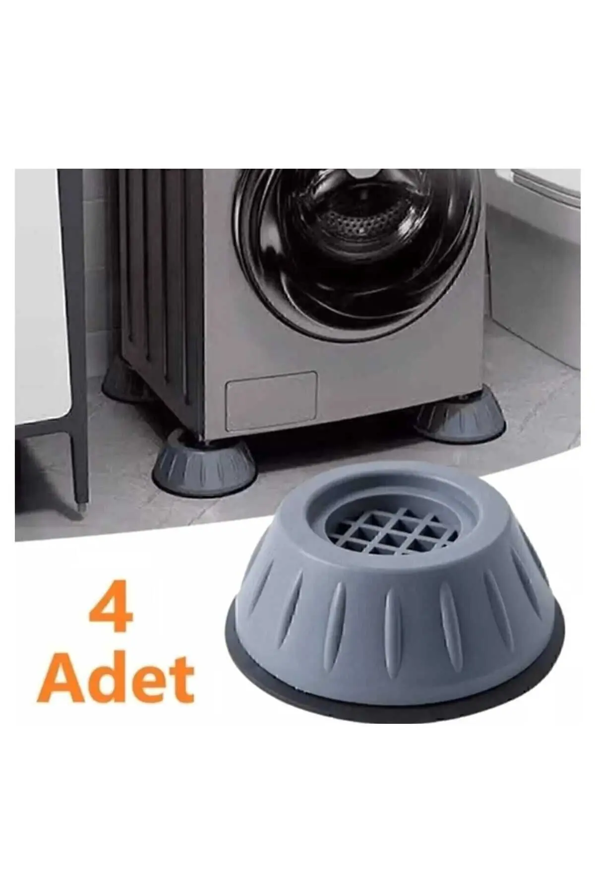 assell Beyaz Eşya Altlığı Ayağı 4 Adet Çamaşır Bulaşık Makinası Yükseltici Titreşim Önleyici ayaklık