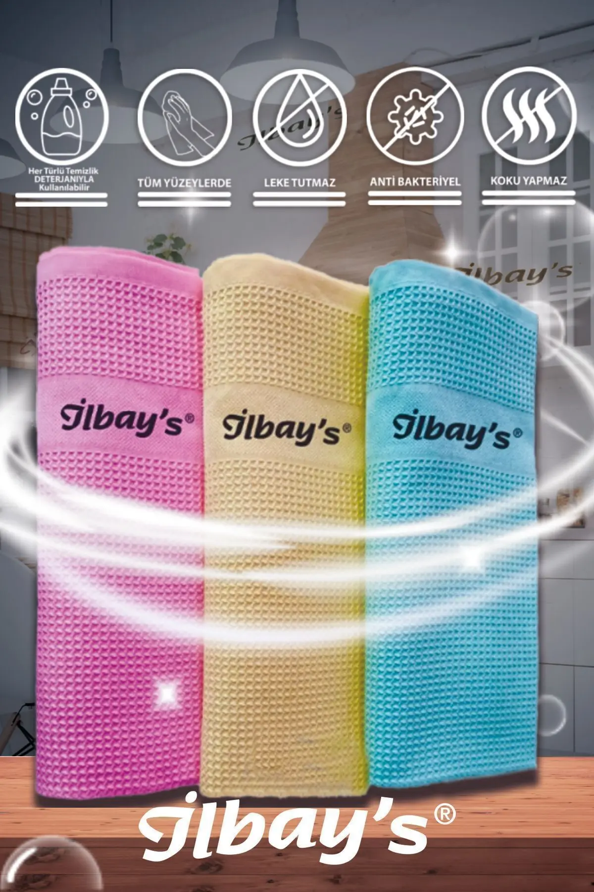 İlbay's 3'lü Mikrofiber - Qr Kod Orijinallik Kontrollü