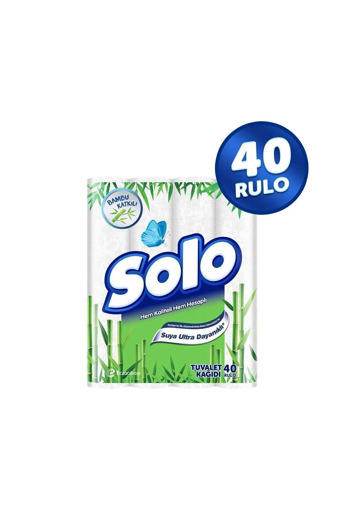 Solo Tuvalet Kağıdı Bambu Katkılı 40'lı