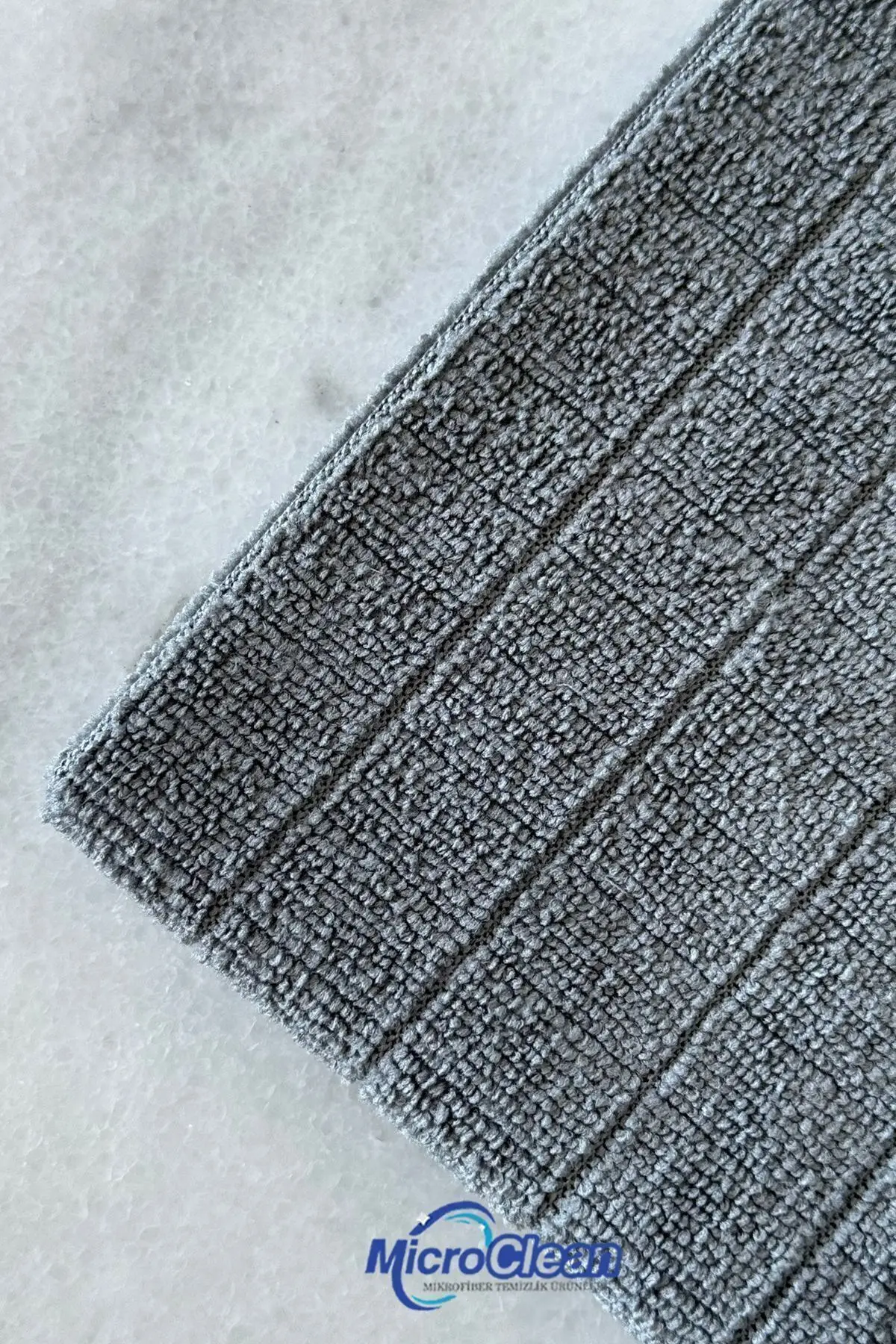 Missclean ( 3 Adet ) Mikrofiber Mutfak Bezi Gri Renk 40*40 Cm