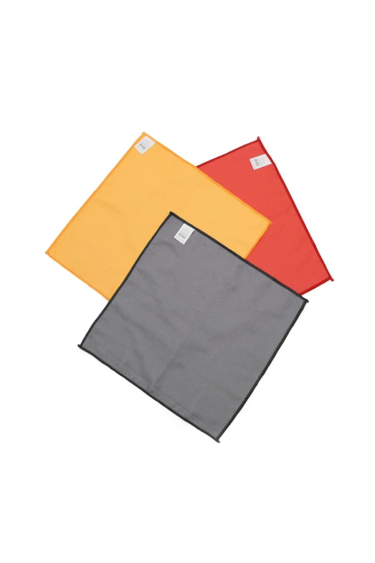 ( 3 Adet ) Cam Ve Ayna Bezi Mikrofiber Genel Temizlik Bezi Çok Renkli 40*40 Cm