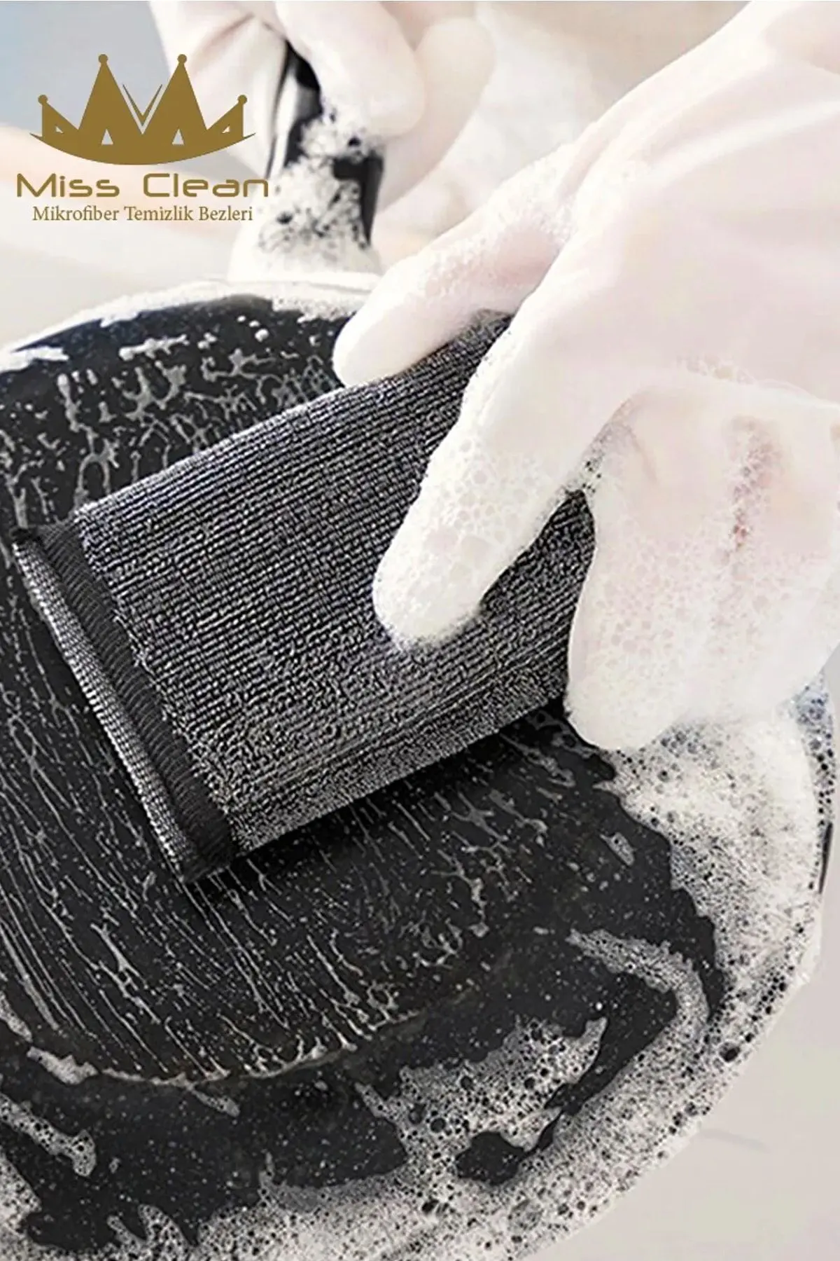 MissClean ( 2 Adet ) Sihirli Inox Paslanmaz Telli Bulaşık Süngeri