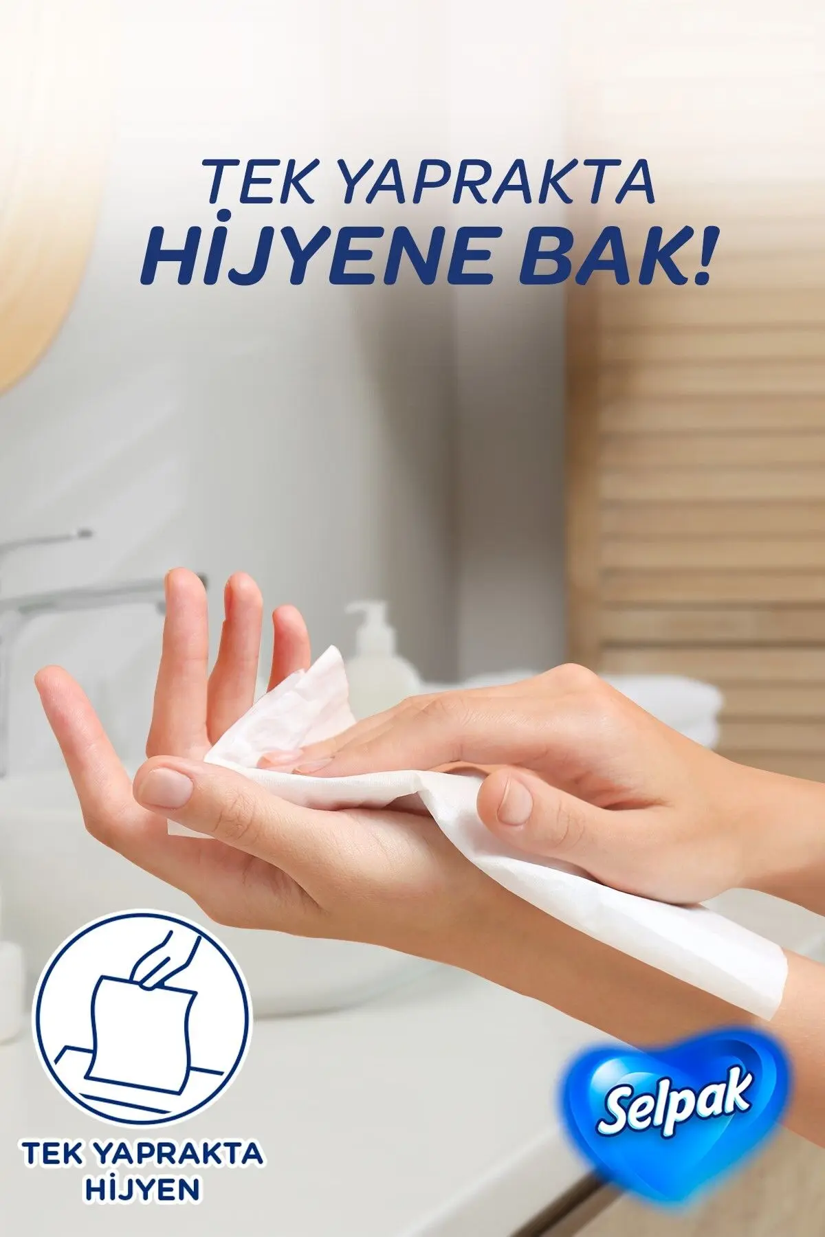 ® El Ve Yüz Havlusu 4'lü 320 Yaprak