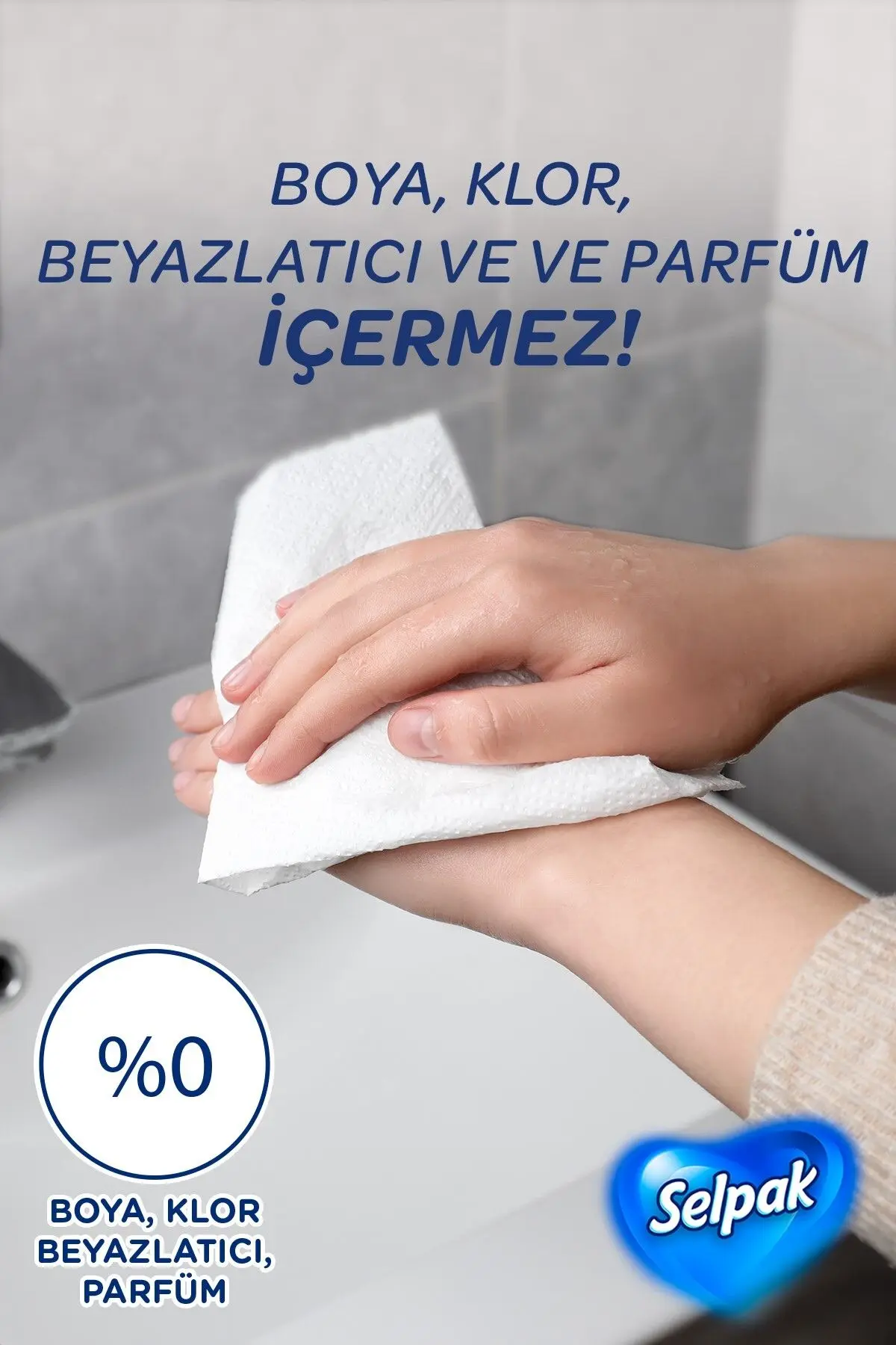 ® El Ve Yüz Havlusu 4'lü 320 Yaprak