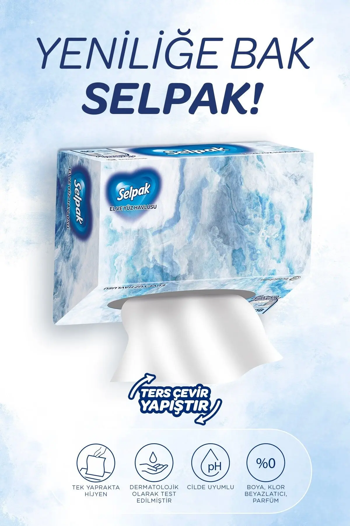 ® El Ve Yüz Havlusu 4'lü 320 Yaprak