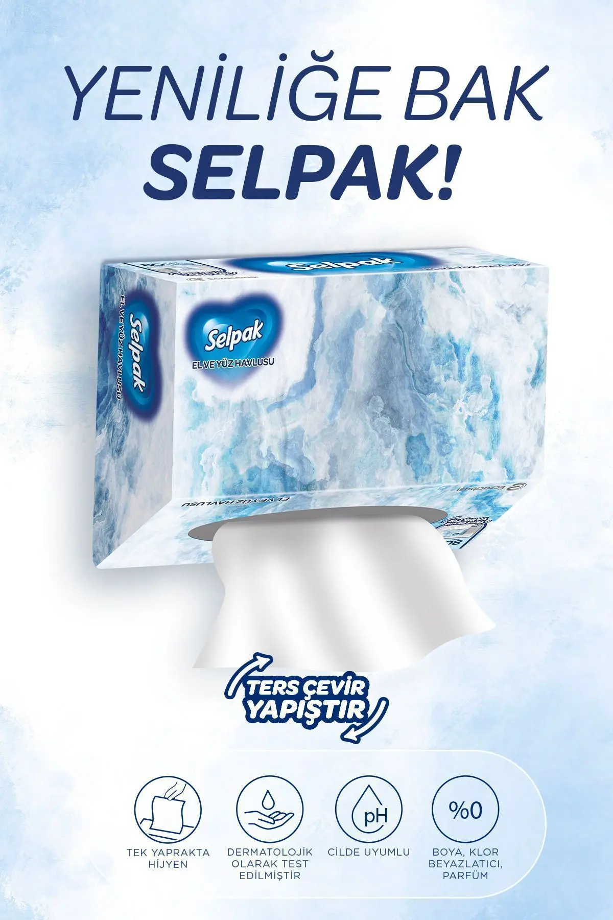 ® El Ve Yüz Havlusu 5'li 400 Yaprak