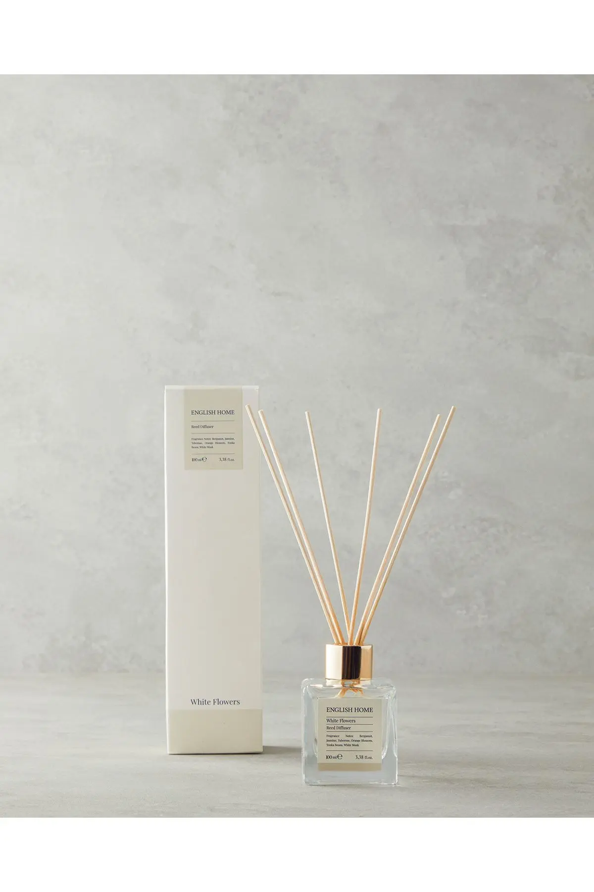 English Home Beyaz Çiçekler Çubuklu Oda Kokusu 100 ml