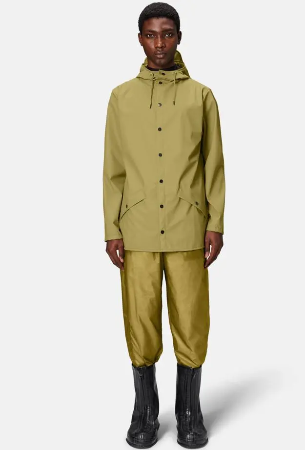 Rains Rains Jacket W3 Unisex Haki Yağmurluk