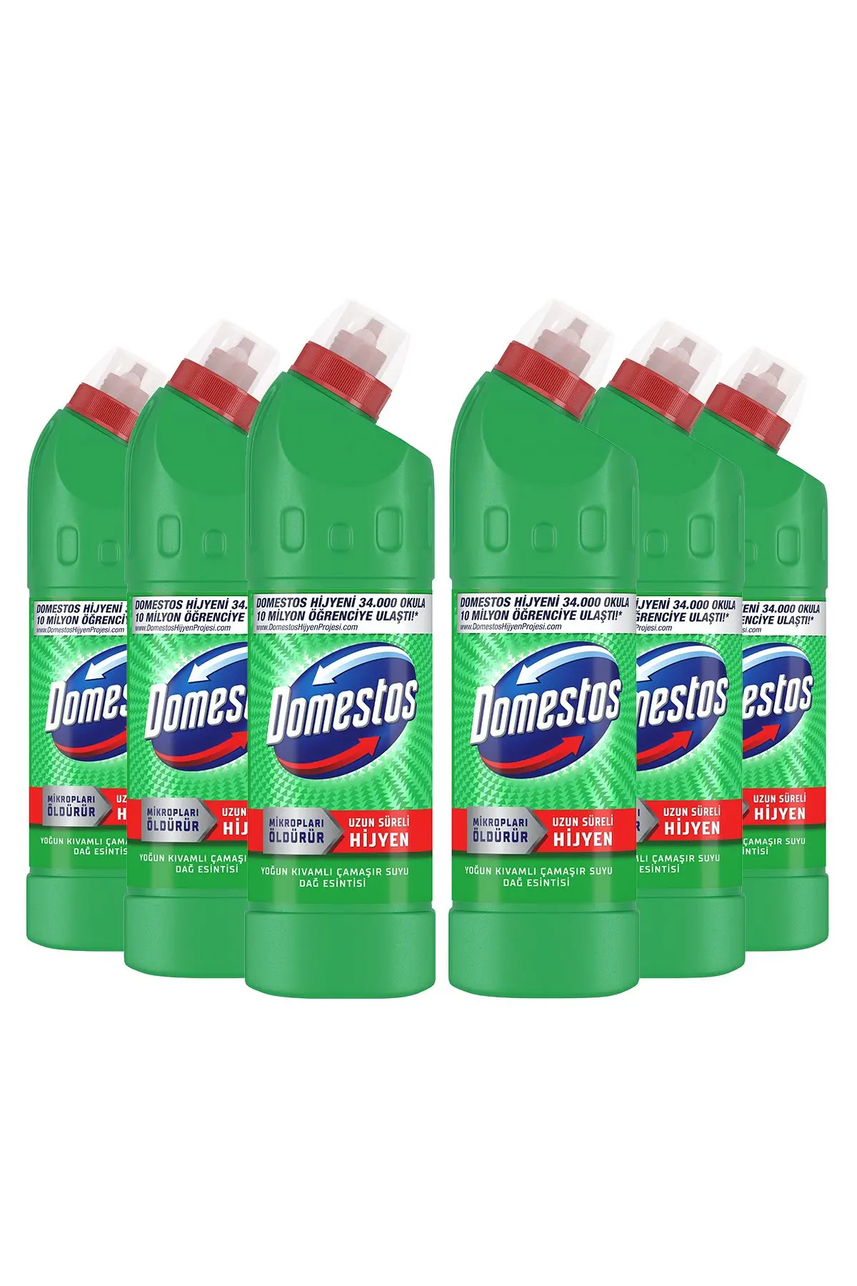 Yoğun Kıvamlı Çamaşır Suyu Dağ Esintisi Maksimum Hijyen 750 ml 6 Adet