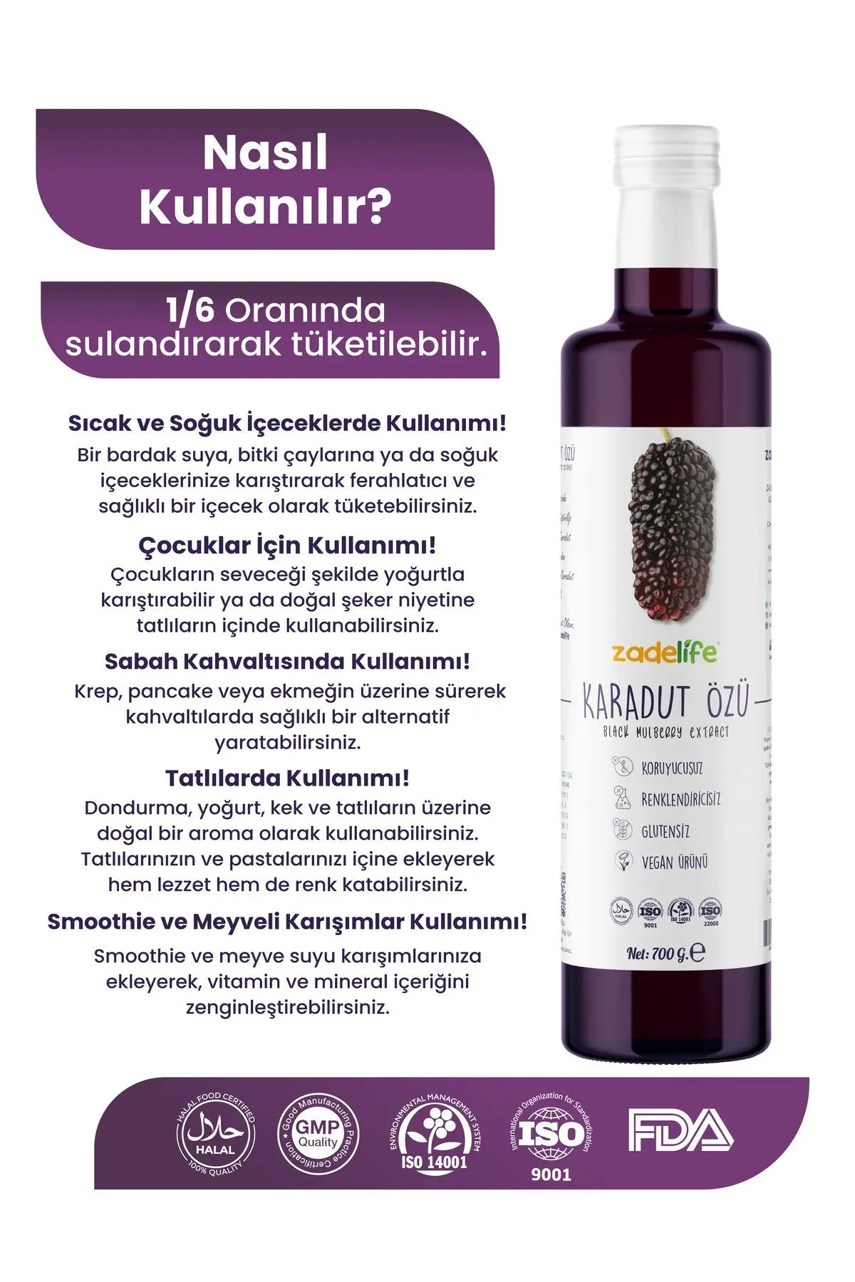 Karadut Özü 700 gr