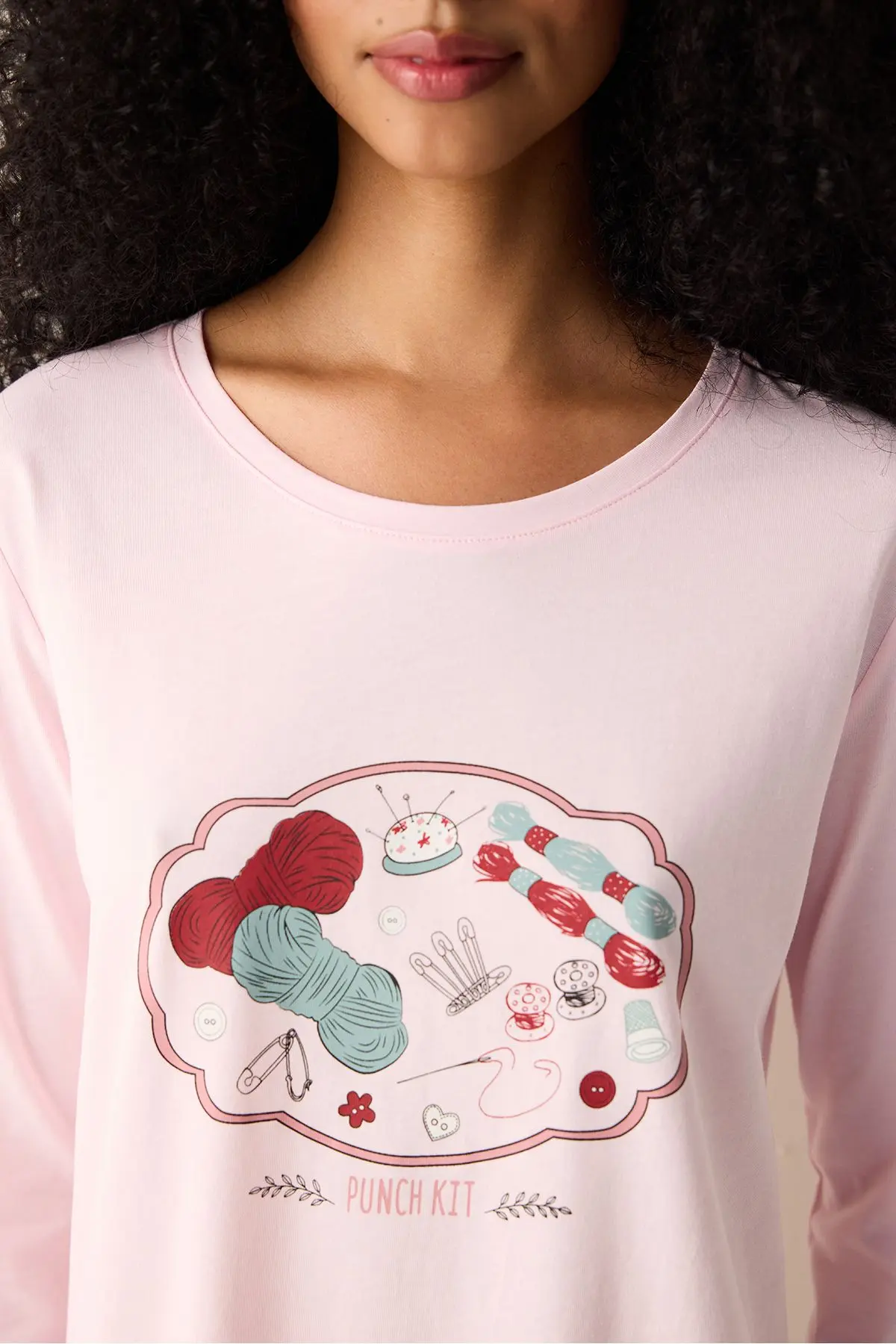 Happiness Çok Renkli Pantolon Pijama Takımı