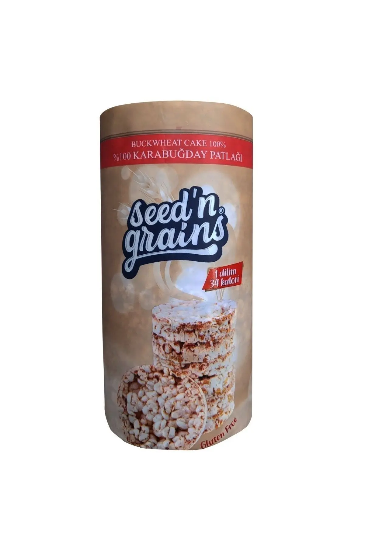 Seed'n Grains Glutensiz %100 Karabuğday Patlağı (125 Gr)