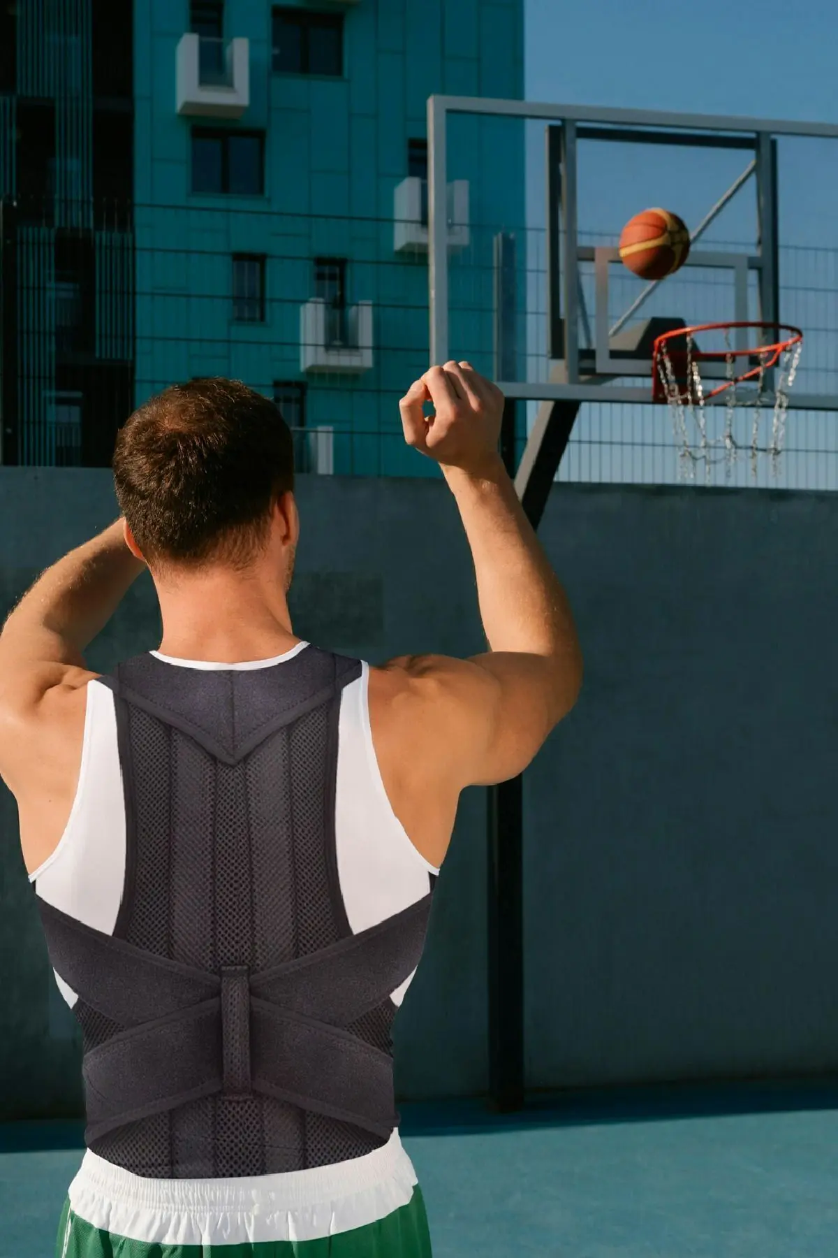 Kadın Erkek Ayarlanır Balenli Dik Duruş Korsesi Kambur Önleyici Duruş Düzeltici Korse Sırt Korsesi