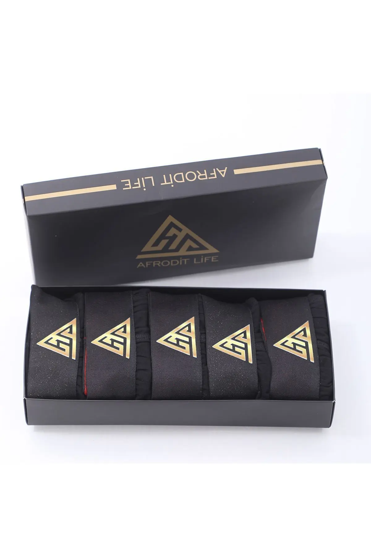 5'li lüks kutu pamuklu ve likralı erkek boxer