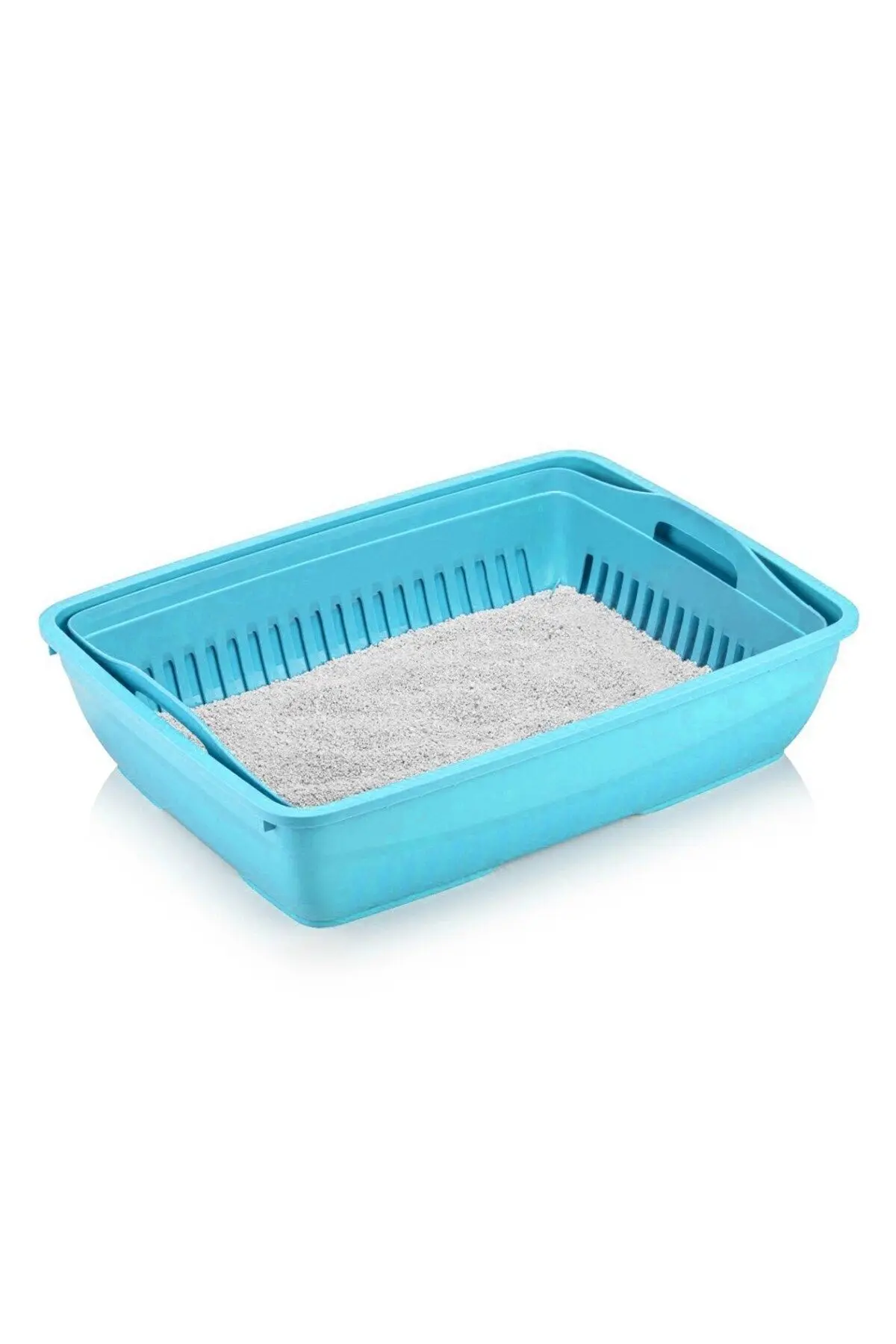 Elekli Kapalı Kedi Tuvaleti Xl Boy 40x37,5x50 Cm ( Kürek Hediyeli)