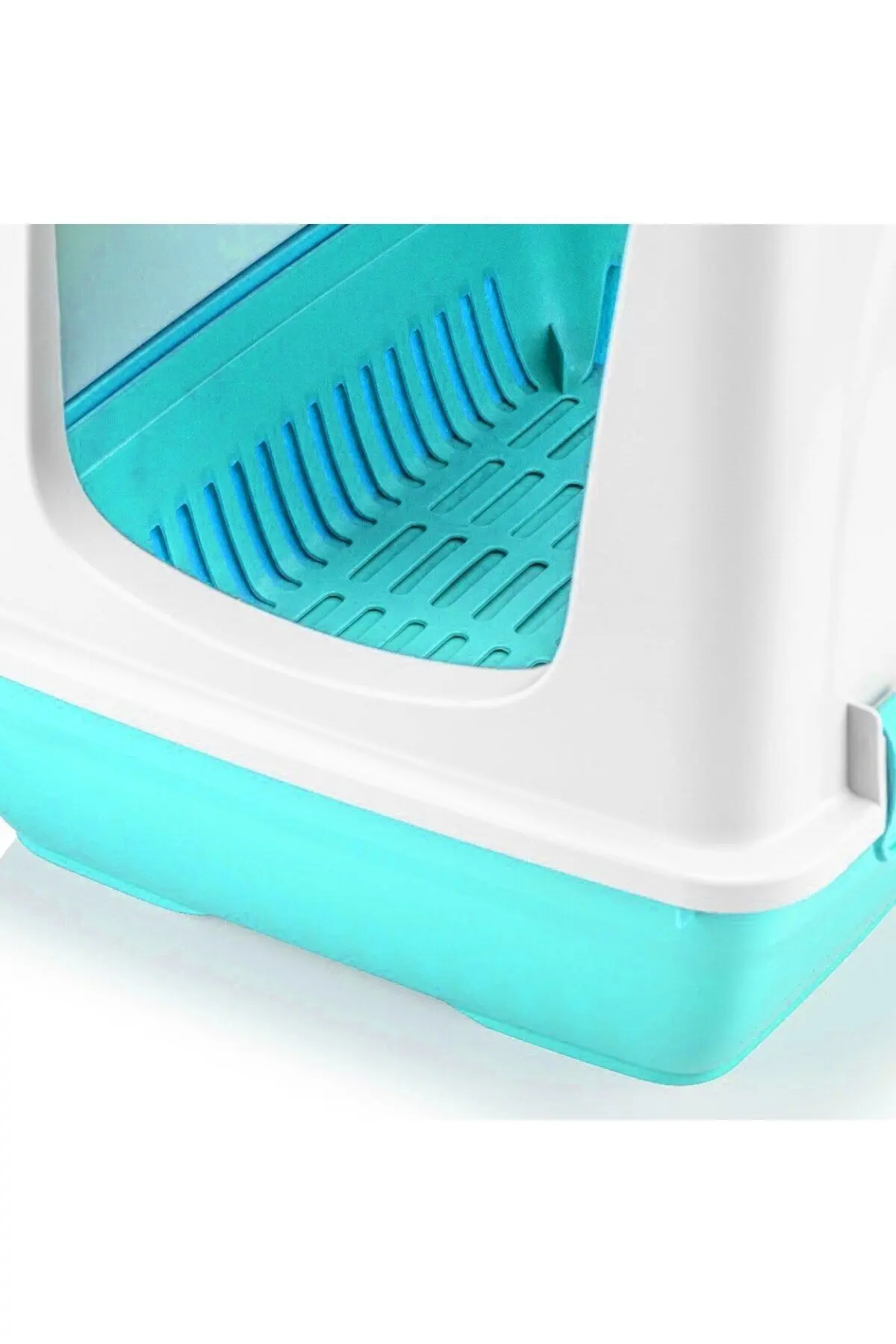 Elekli Kapalı Kedi Tuvaleti Xl Boy 40x37,5x50 Cm ( Kürek Hediyeli)