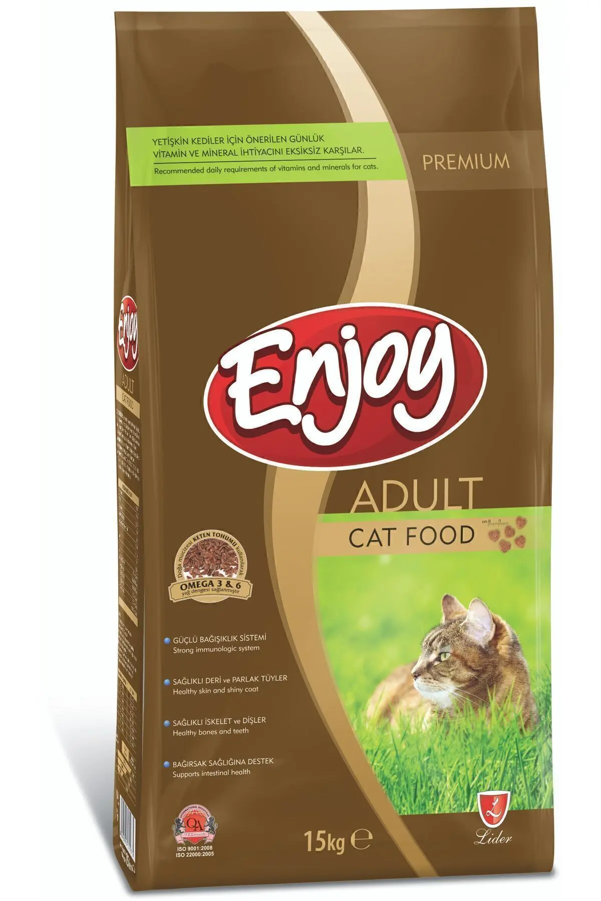 Enjoy Tavuklu Yetişkin Kedi Mamasi 15 Kg