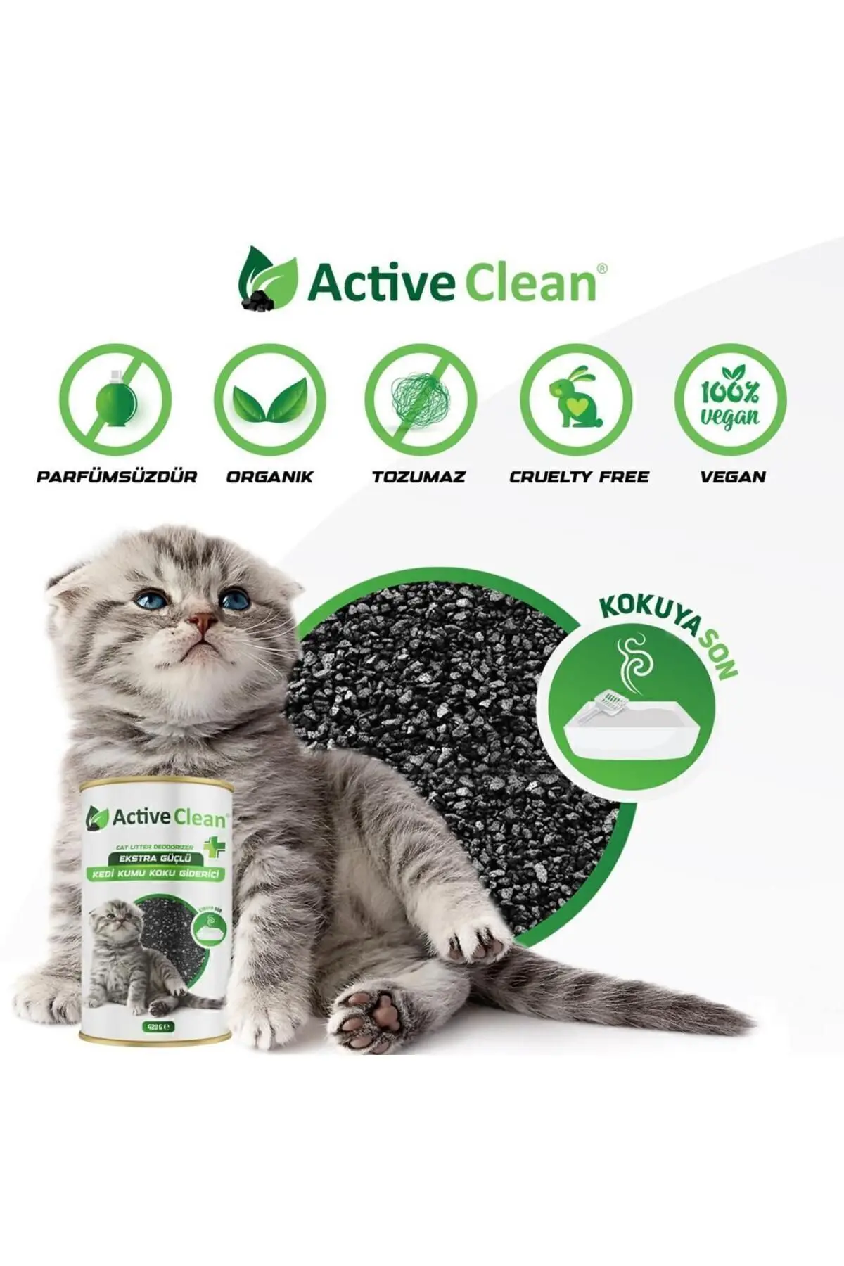 Clean Plus Kedi Kumu Koku Giderici 420 gr