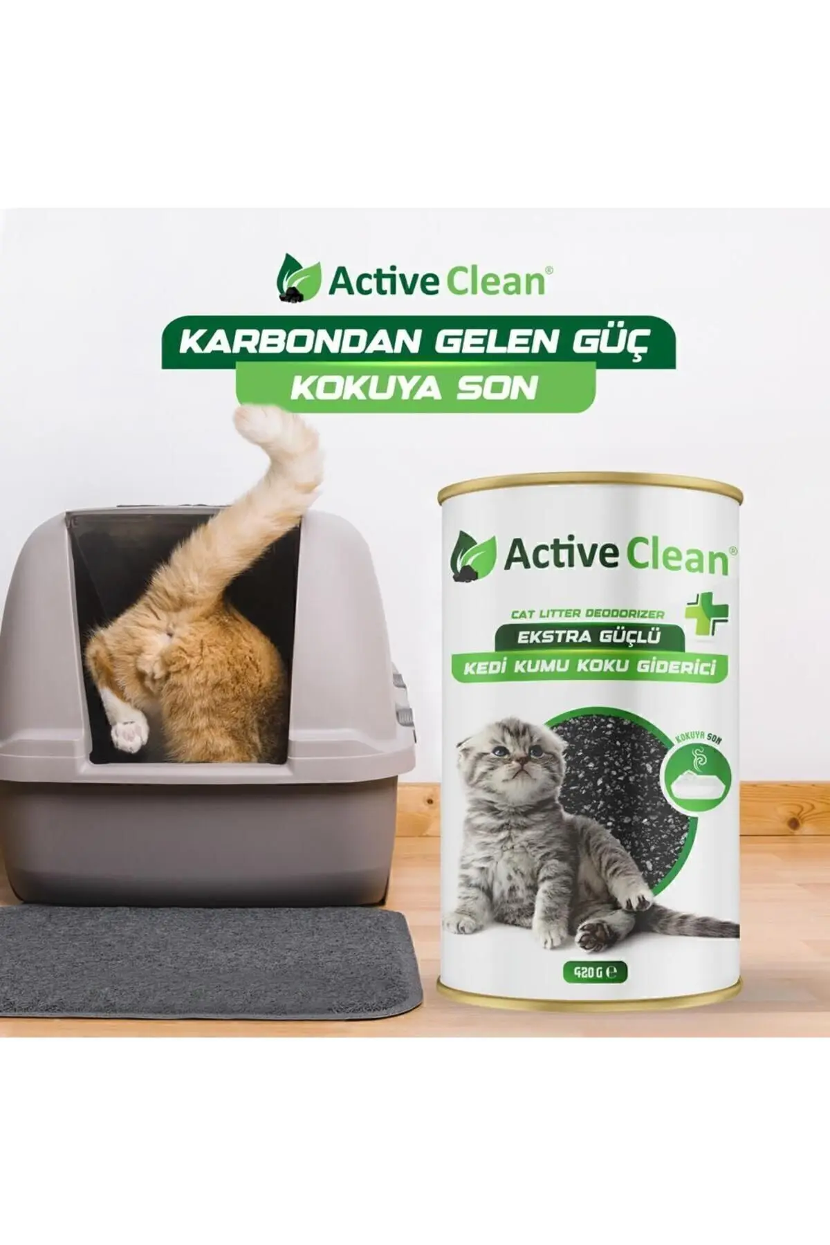 Clean Plus Kedi Kumu Koku Giderici 420 gr