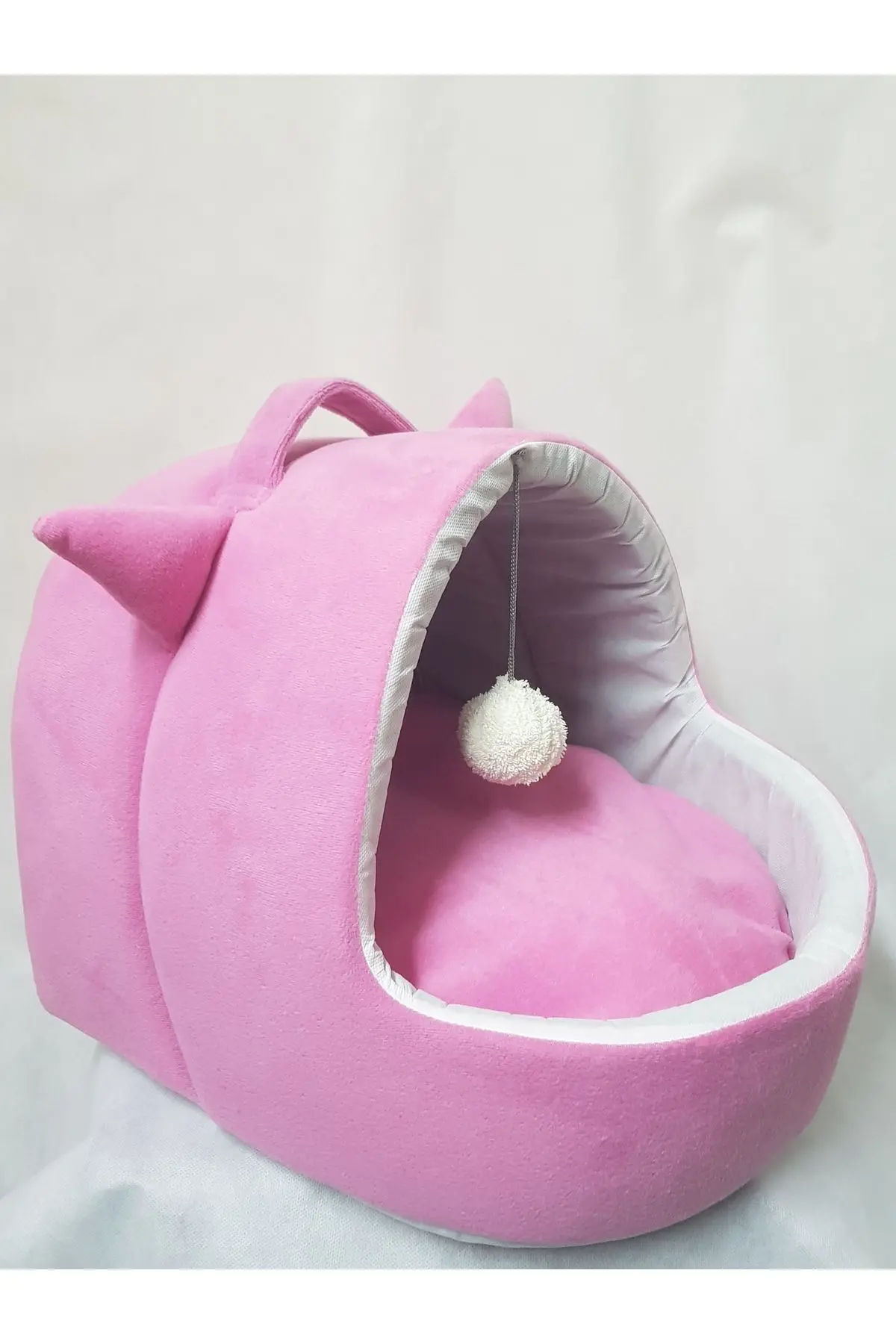 Nerotex Kedi Köpek Yatağı Yuvası Yıkanabilir Kulaklı Neroplrklk2024101