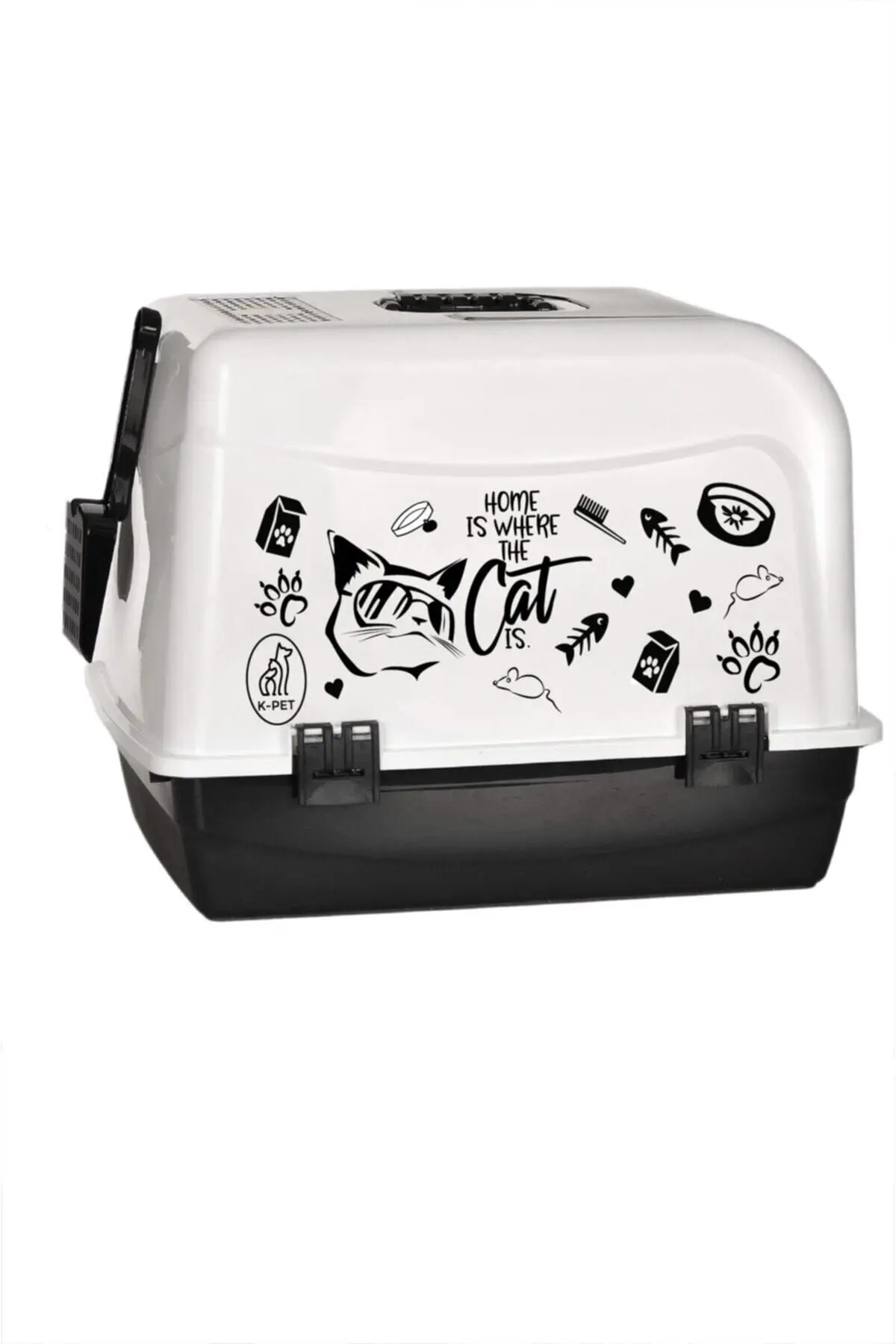 Xxl Büyük Boy Kapalı Kedi Tuvaleti Ve Kürek Hediyeli - En: 39 Genişlik :53 Yükseklik: 41