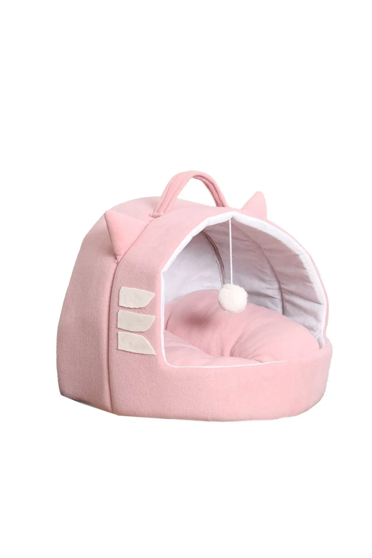 Beyzatex Pudra Renk Kedi Köpek Yatağı Yuvası