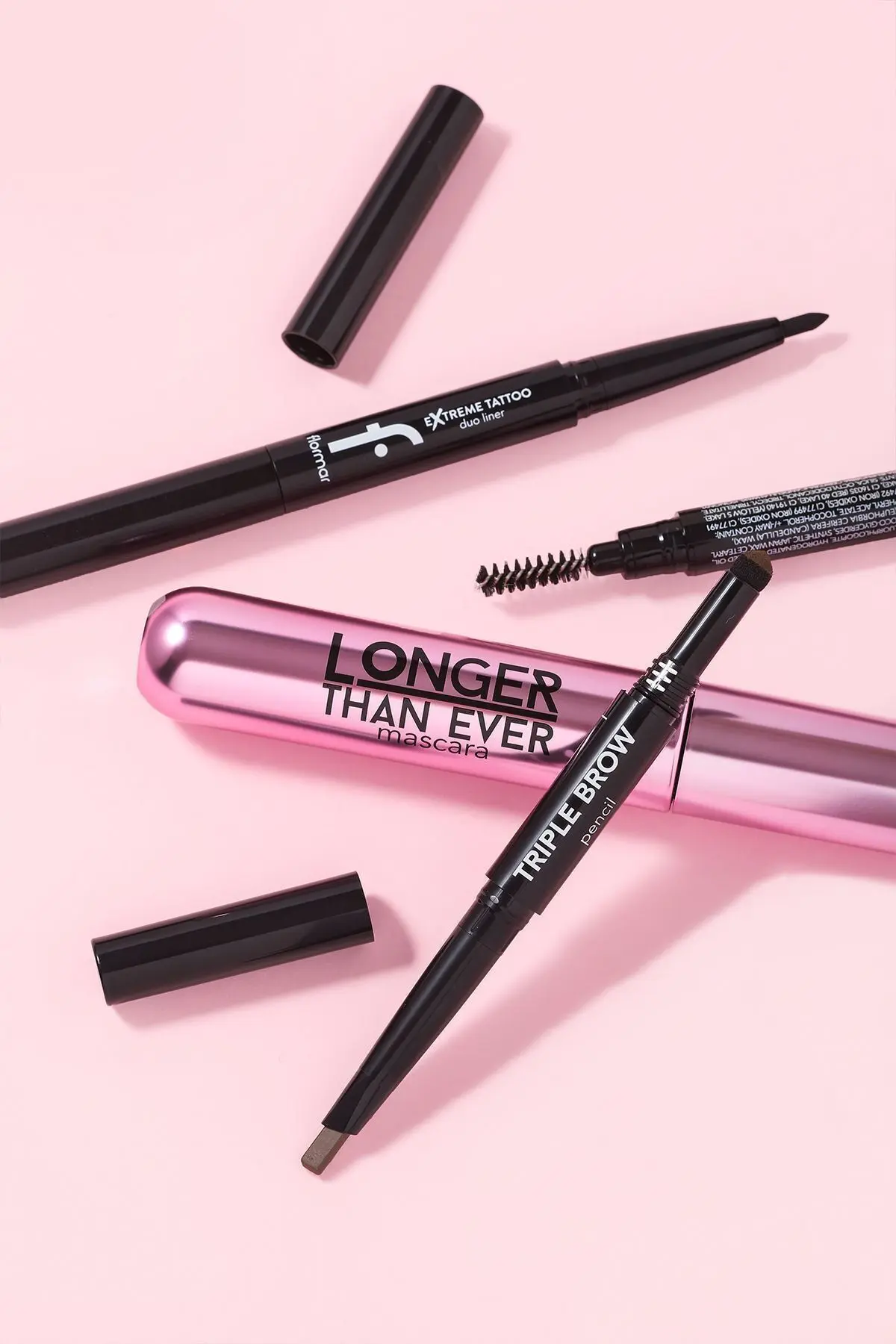 Doğal Formüllü Kirpik Uzatıcı Maskara (Siyah) - Longer Than Ever Mascara - 001 Black - 8682536067119
