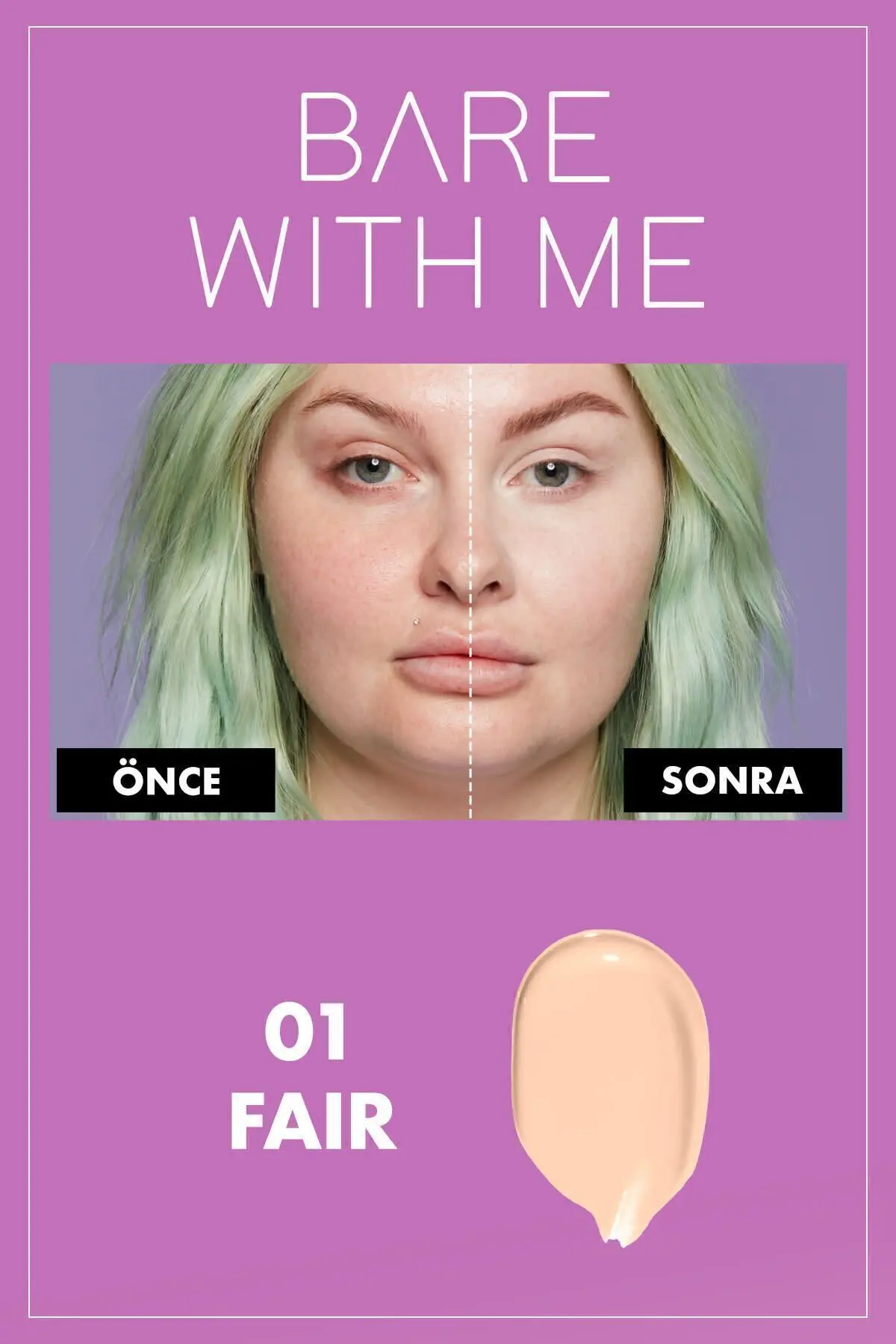 Bare With Me Kapatıcı Serum 01 Fair