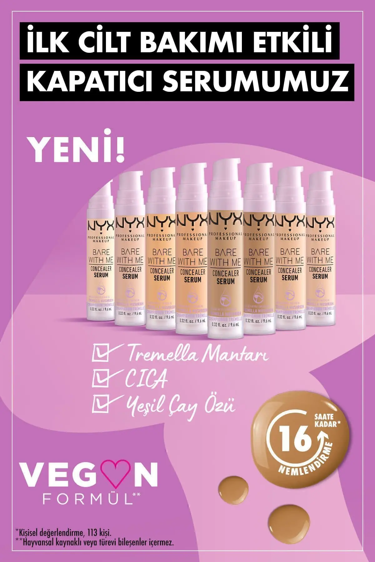 Bare With Me Kapatıcı Serum 5.7 Light Tan