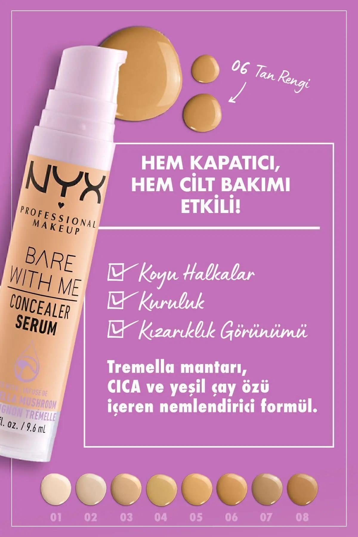 Bare With Me Kapatıcı Serum 06 Tan