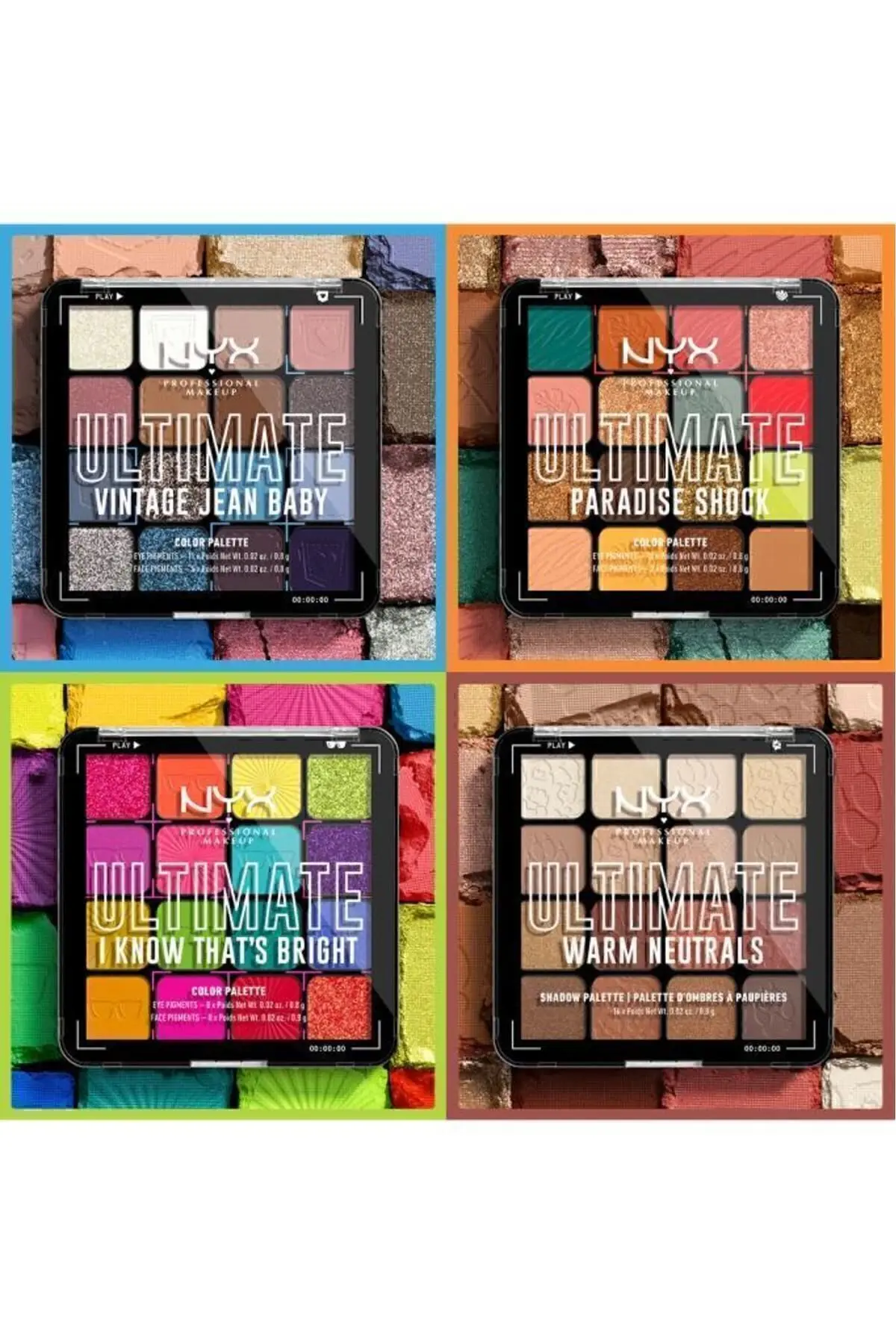 Ultimate Shadow Palette - Vintage Jean Baby Göz Farı Paleti