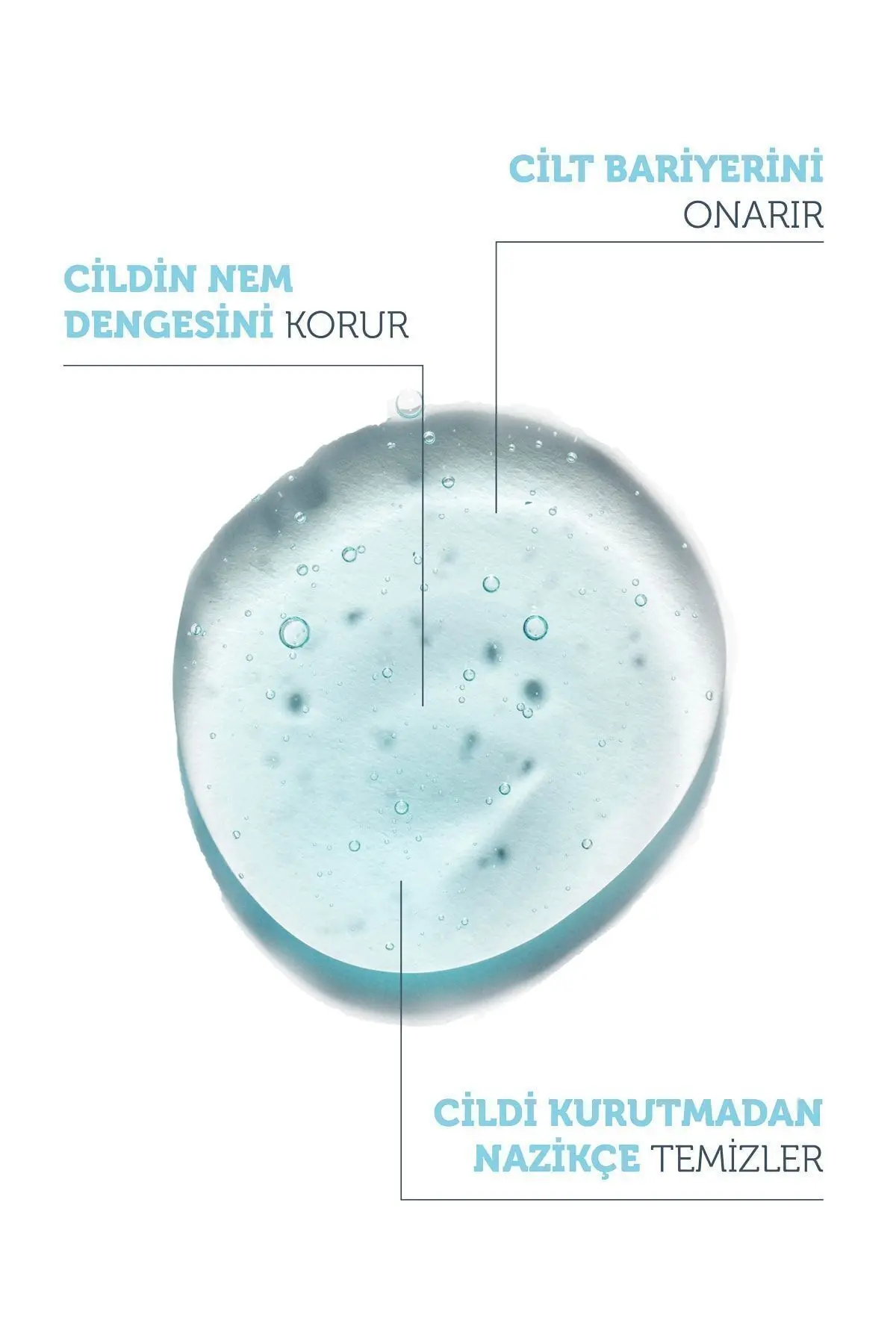 Kuru ve Karma Ciltler için Nemlendirici ve Bariyer Onarıcı Temizleme Jeli 200 ml