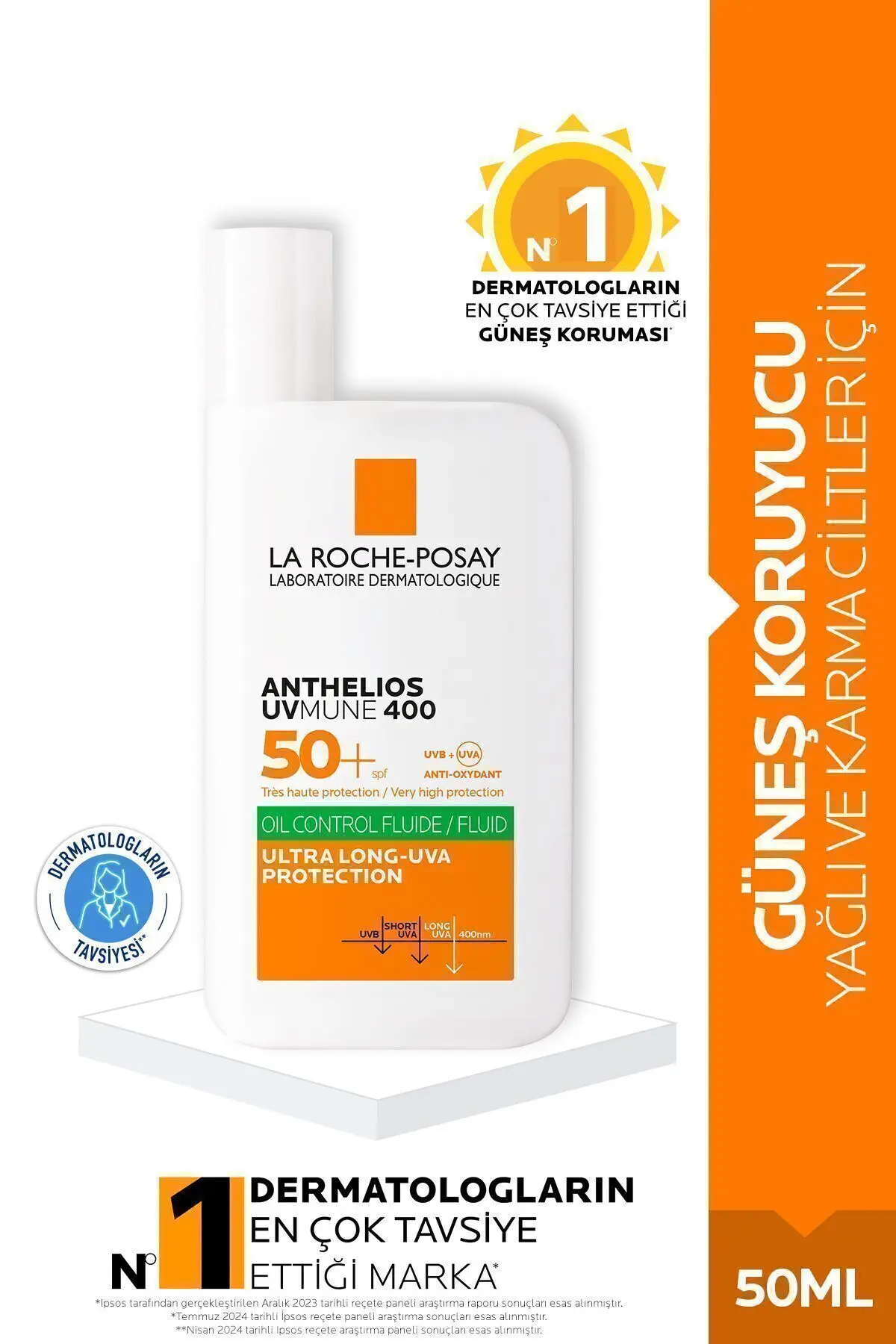 La Roche Posay Oıl Control Fluıd Yüz Güneş Kremi 50ml