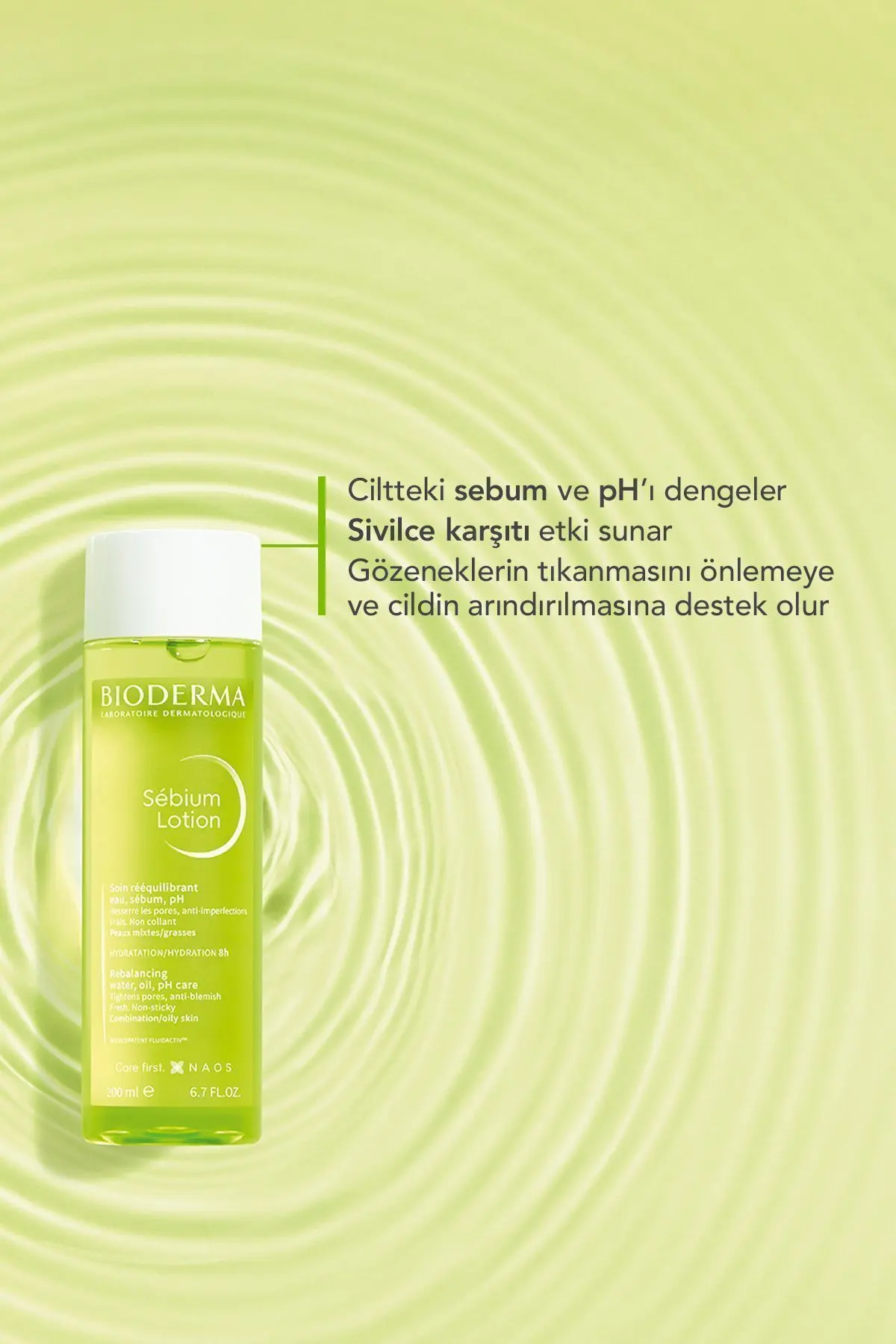 Sebium Lotion Gözenek Sıkılaştırıcı, Siyah Nokta Karşıtı Arındırıcı Salisilik Asit Tonik 200 ml