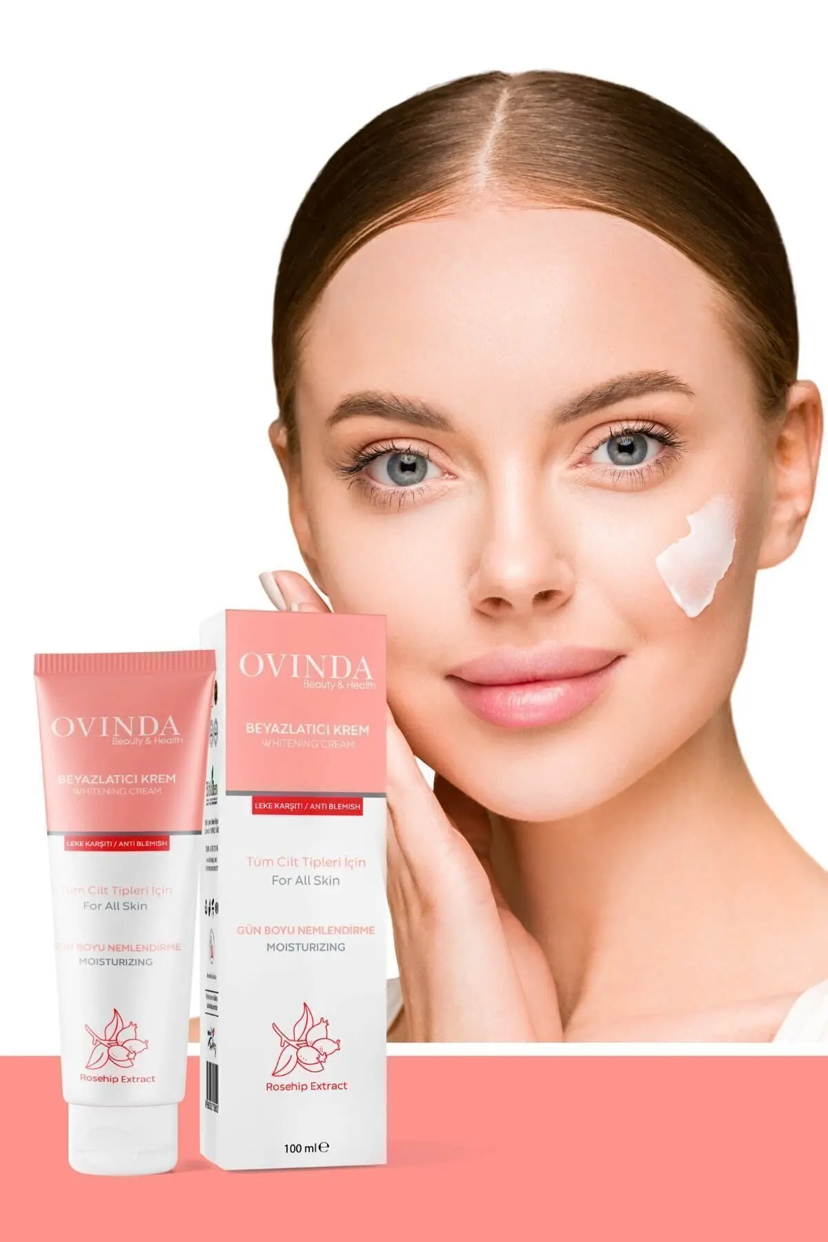 Yüz Ve Vücut Için Beyazlatıcı & Leke Karşıtı Cilt Kremi (VİTAMİN E - VİTAMİN C) 100 ml