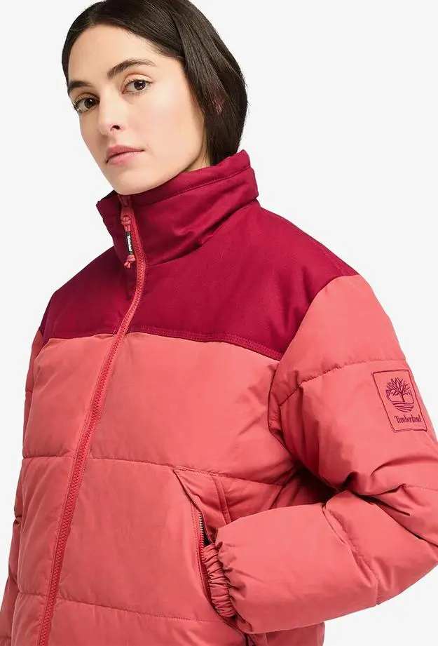 Timberland Welch Mountain Synthetic Insulated Puffer Kadın Bordo Ceket