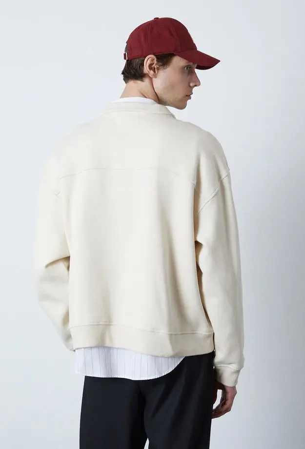 Dik Yaka Oversize Sweatshirt