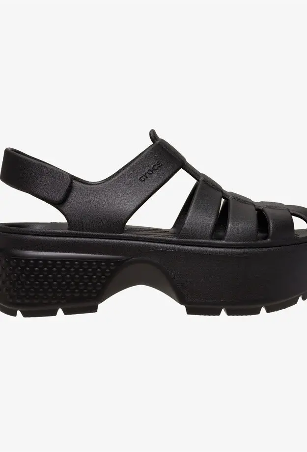 Crocs Crocs Stomp Fisherman Kadın Siyah Sandalet