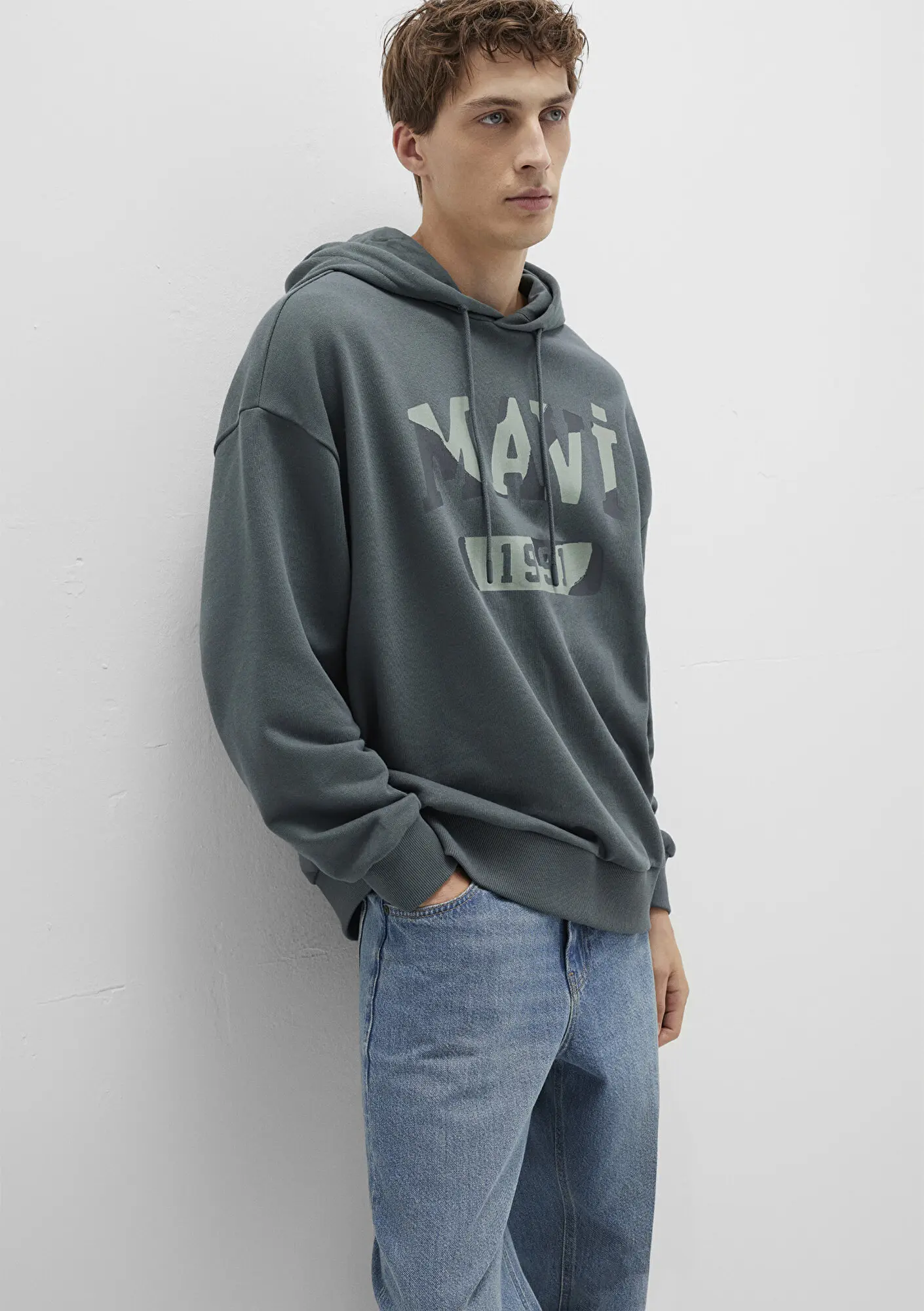 Mavi Mavi Mavi Baskılı Yeşil Sweatshirt 0S10301-71598