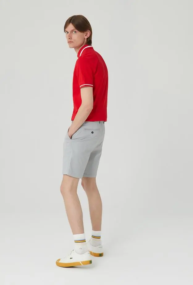 Lacoste Erkek Regular Fit Gri Bermuda