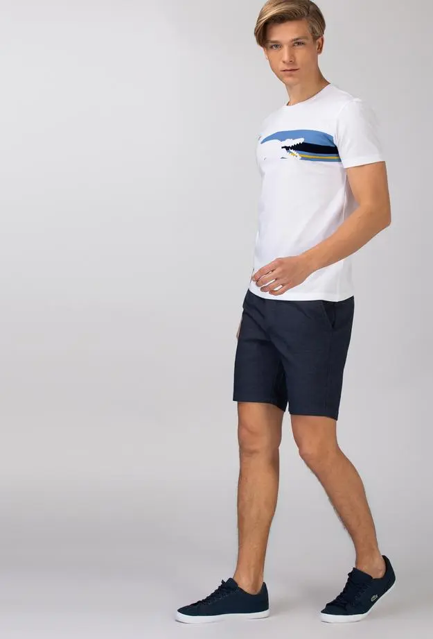 Lacoste Erkek Slim Fit Lacivert Bermuda Şort