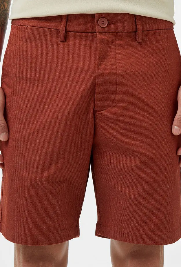 Lacoste Erkek Slim Fit Kahverengi Bermuda Şort