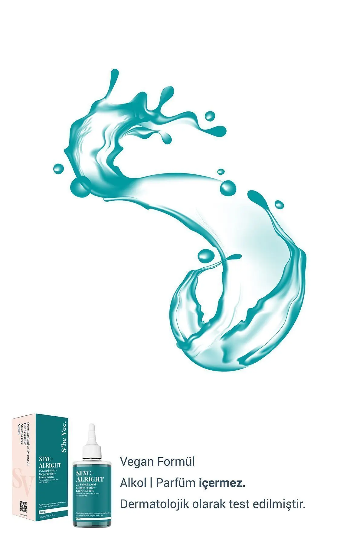 SLYC-ALRIGHT-Salisilik Asit Sivilce ve Siyah Nokta Karşıtı Arındırıcı & Canlandırıcı Bha Tonik 200ml