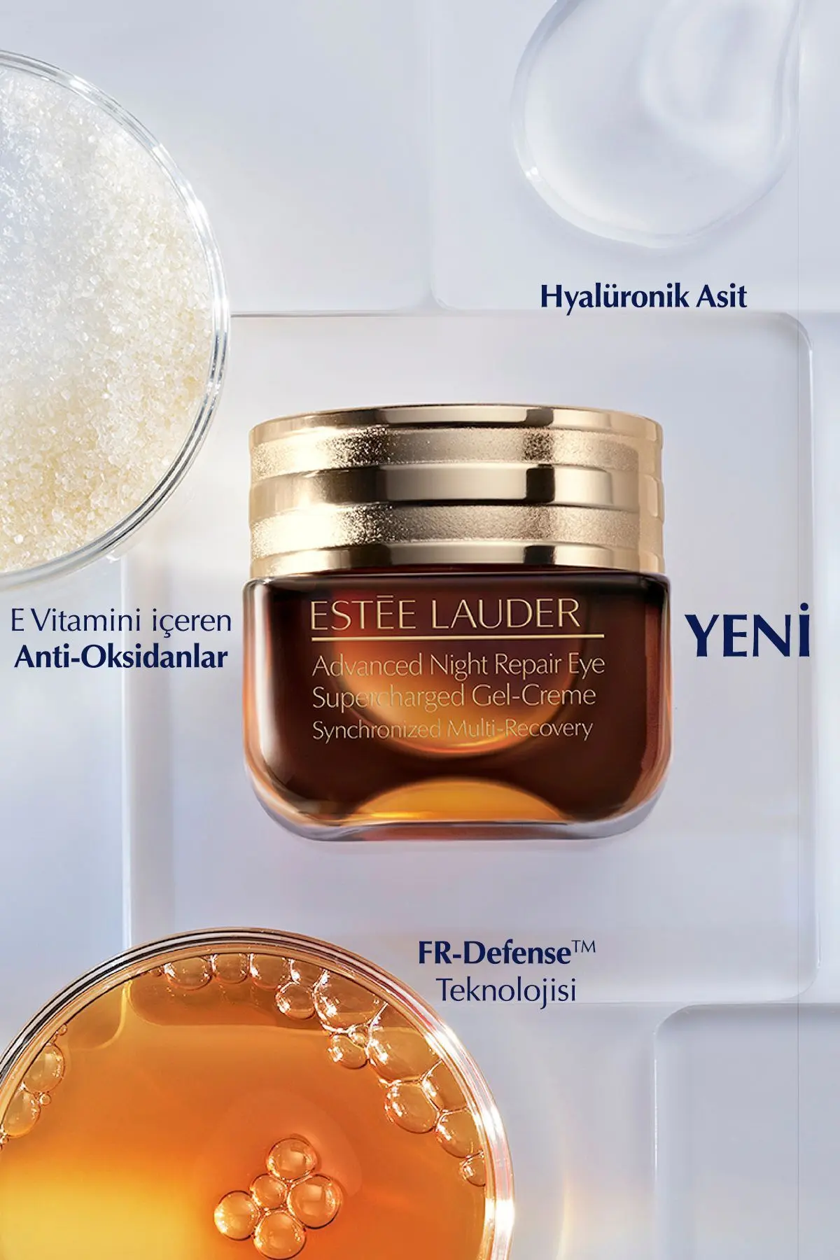 Cilt Bakım Seti - Advanced Night Repair Serum 20ml Göz Kremi 5ml Revitalizing Supreme Krem 5ml