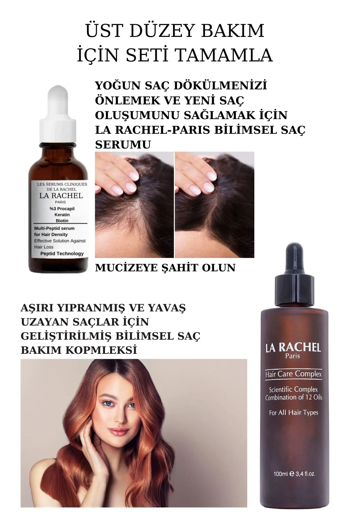 Yavaş Uzayan Ve Aşırı Yıpranmış Saçlar Için Geliştirilmiş Bitkisel Saç Bakım Kompleksi
