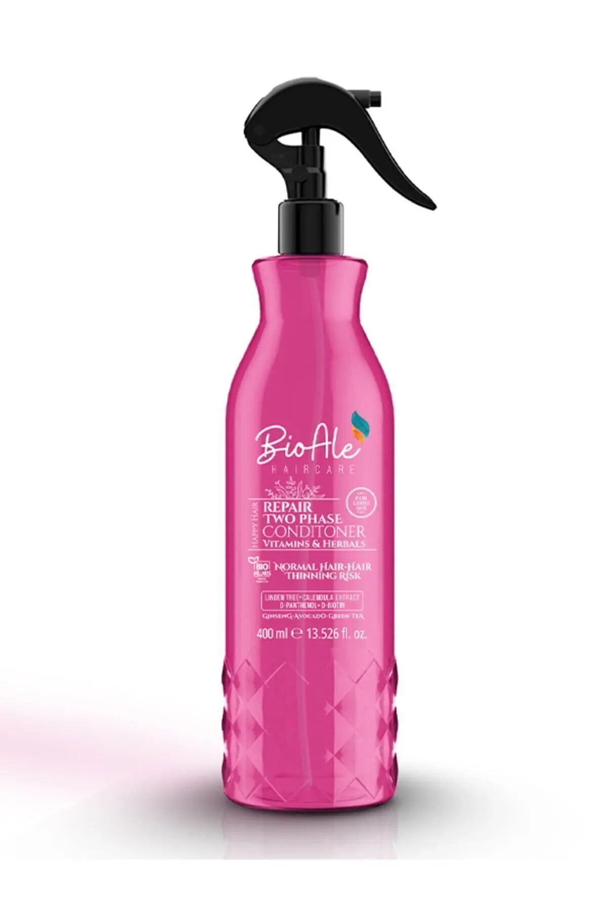 Onarıcı Fön Suyu Panthenol Biotin Ginseng Ihlamur Ağacı Yeşil Çay 400 ml